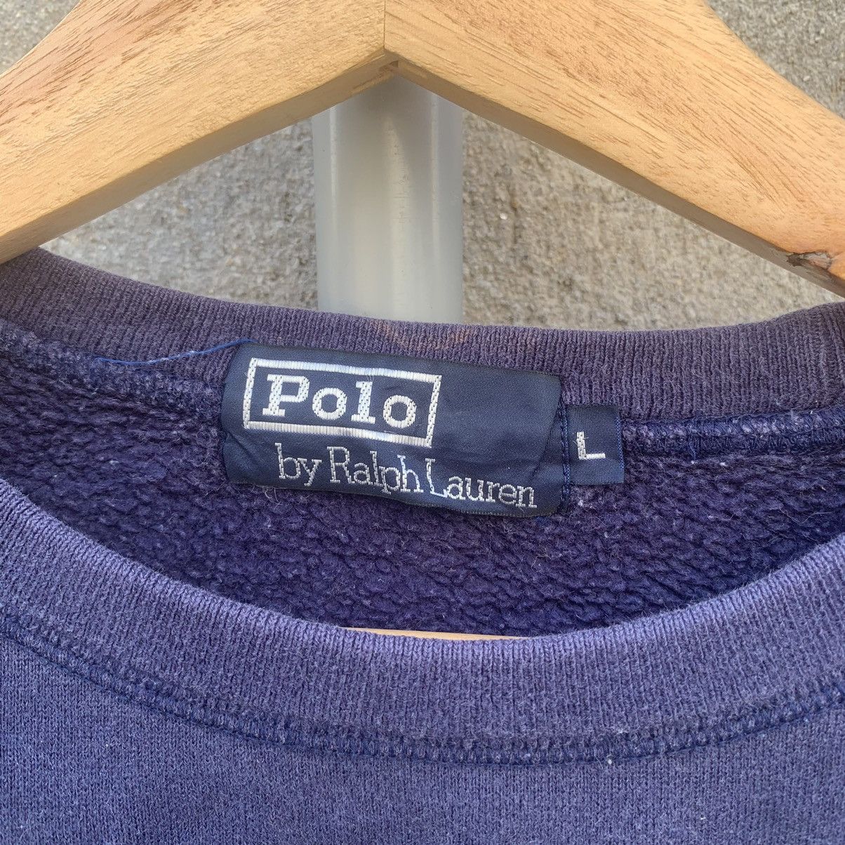 Polo Ralph Lauren × Ralph Lauren Polo Ralph Lauren Crewneck Pullover Faded Sweatshirts Size US L / EU 52-54 / 3 - 6 Thumbnail