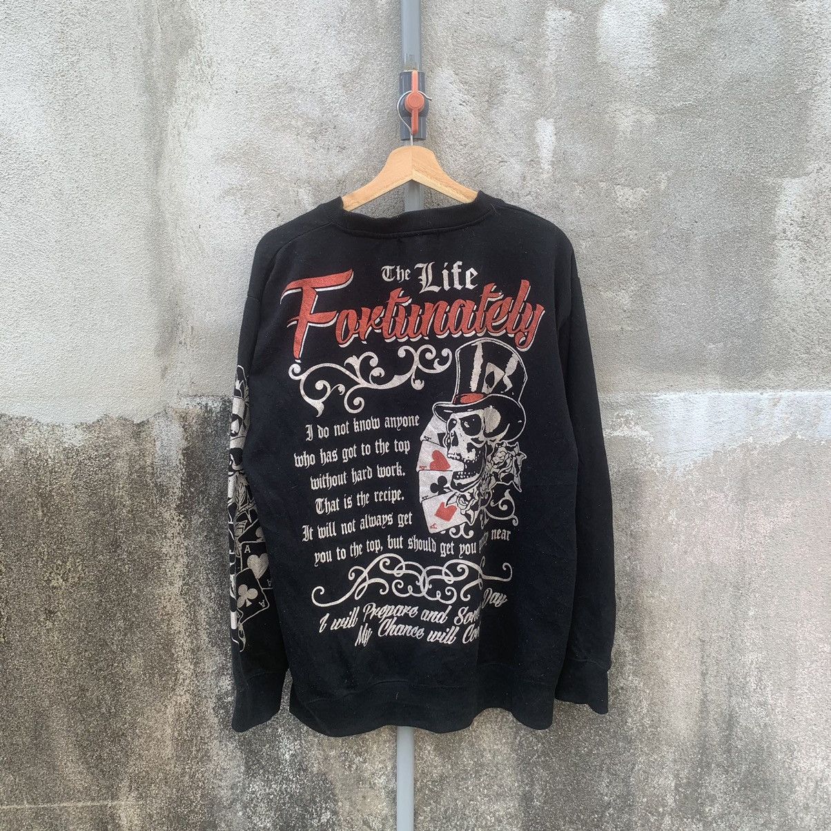 Japanese Brand × Seditionaries Unbranded Skulls Crewneck Pullover Sweatshirts Size US L / EU 52-54 / 3 - 1 Thumbnail
