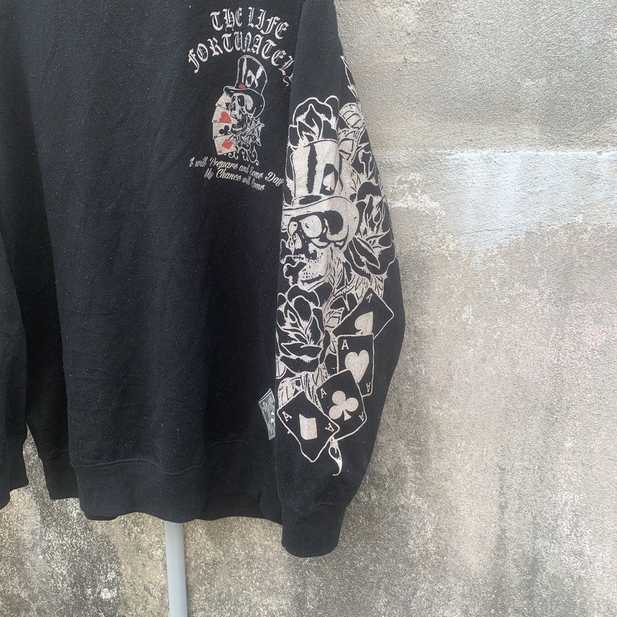 Japanese Brand × Seditionaries Unbranded Skulls Crewneck Pullover Sweatshirts Size US L / EU 52-54 / 3 - 4 Thumbnail