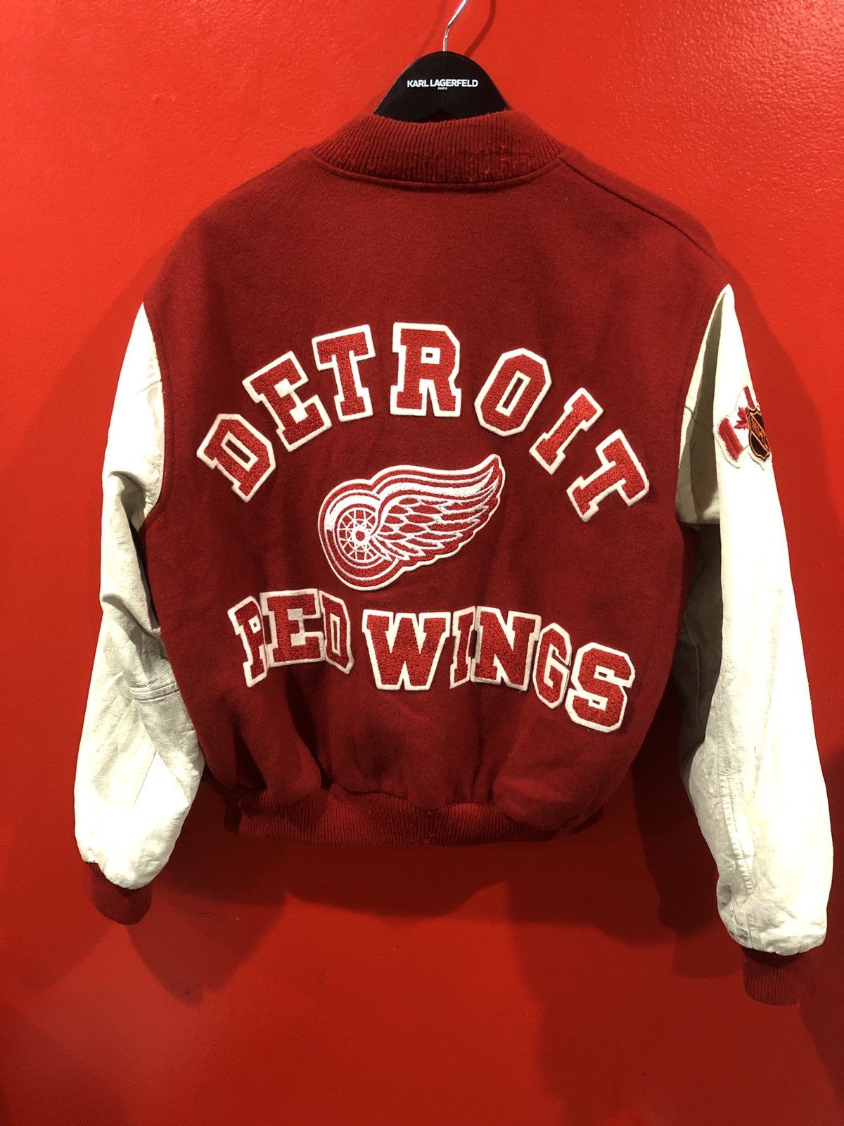 Vintage Chalk popular line Detroit Red Wings Chalk line Jacket Large