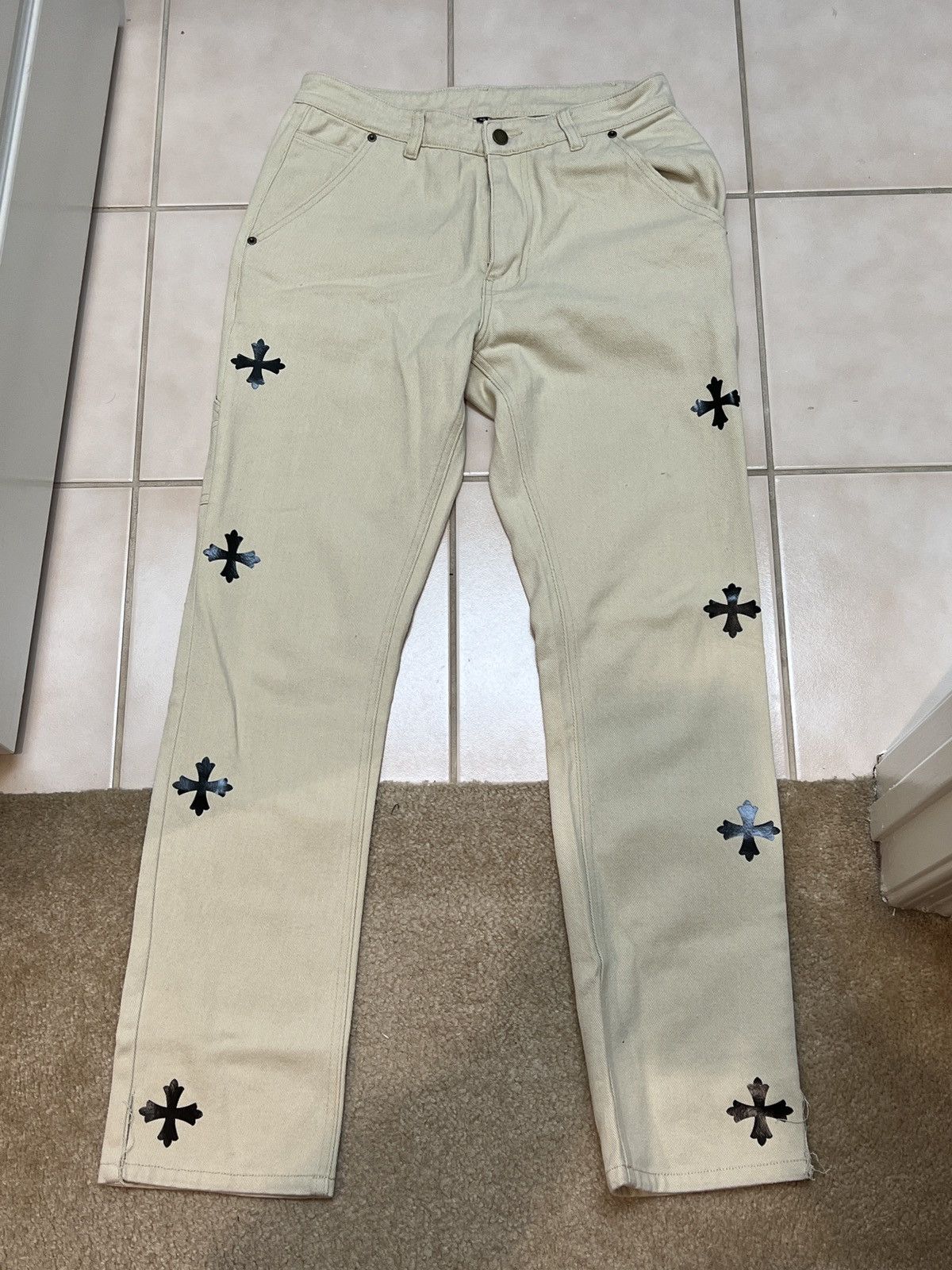 Other Cali studios iron cross patch denim jeans patches 32x32 Size US 32 / EU 48 - 2 Thumbnail