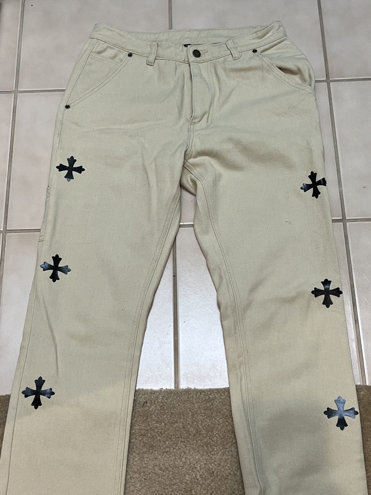 Other Cali studios iron cross patch denim jeans patches 32x32 Size US 32 / EU 48 - 5 Thumbnail