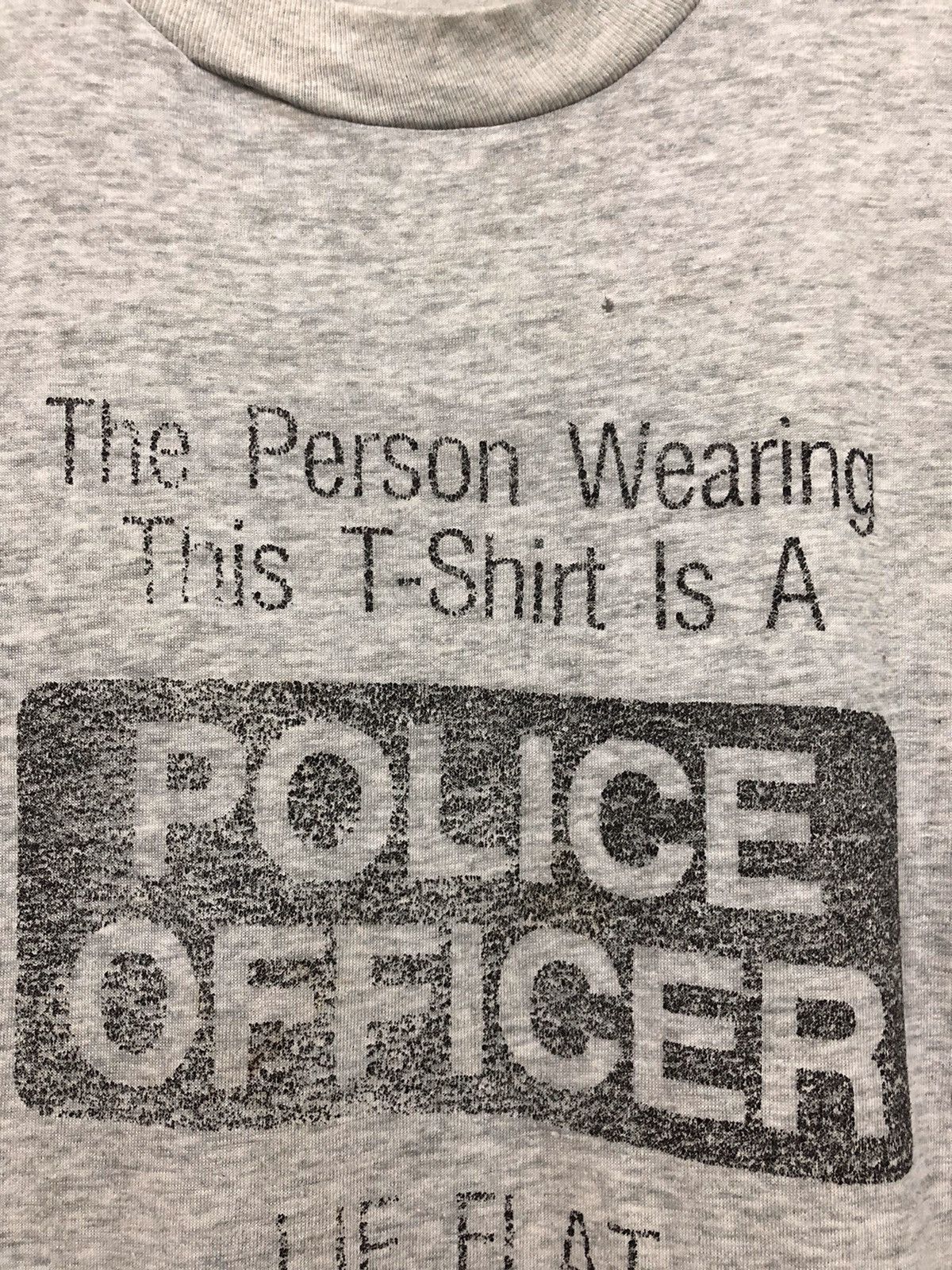 Vintage Vintage 90s Police Officer Papper Thin Shirt Rare Size US XL / EU 56 / 4 - 3 Thumbnail