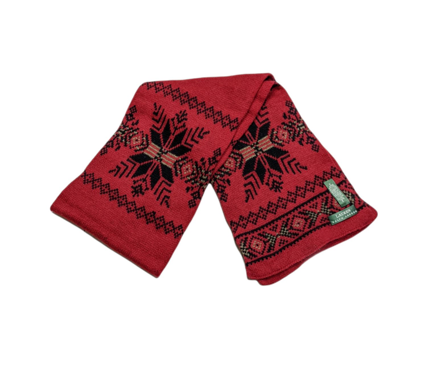 Polo Ralph Lauren Polo Ralph Lauren Wool Scarf / Muffler Red Size ONE SIZE - 2 Thumbnail