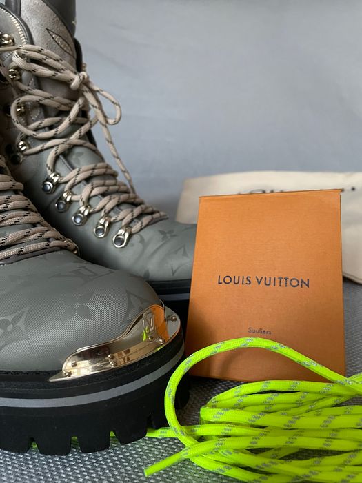 Louis Vuitton Hiking Monogram Boots by Kim Jones - Depop