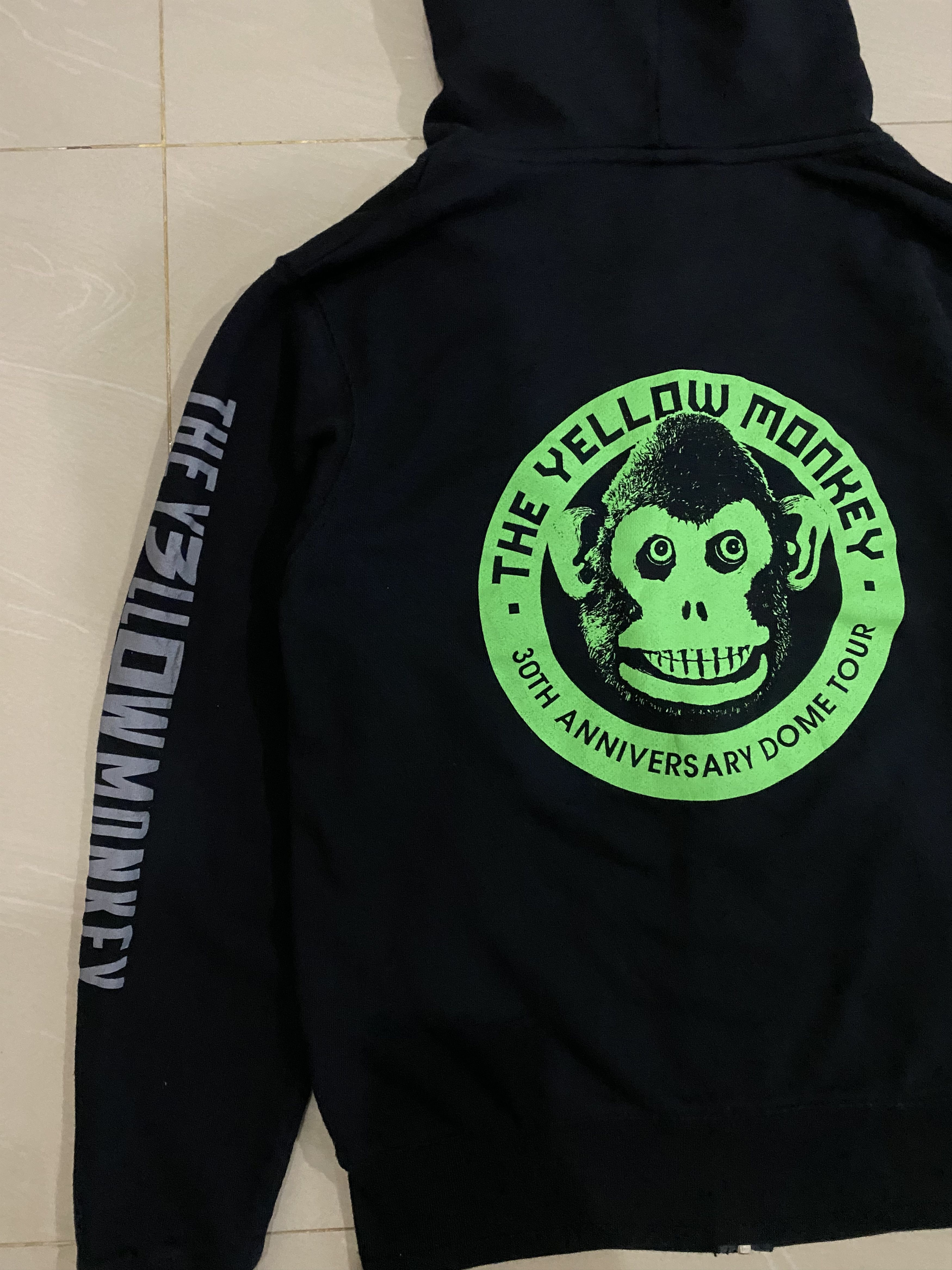 ミュージシャン The Yellow Monkey 25th Anniversary Hoodi The Yellow Monkey 30Th Anniversary Dome Tour Ziper Hoodie