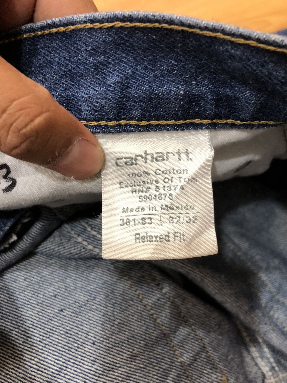 Carhartt Vintage Carhartt Distressed Jeans Size US 32 / EU 48 - 6 Thumbnail