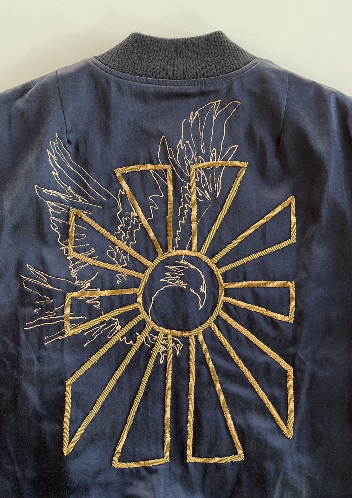 Dries Van Noten SS15 Archive Golden Eagle Reversible Bomber Jacket Size US S / EU 44-46 / 1 - 8 Thumbnail
