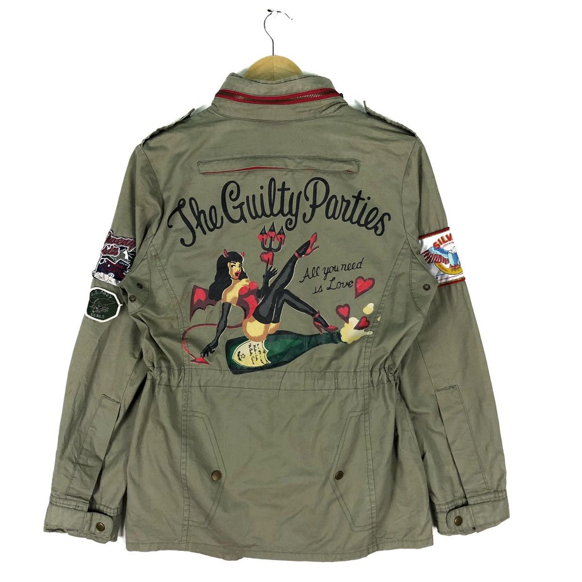 Japanese Brand × Military The Guilty Parties Zipper Jacket