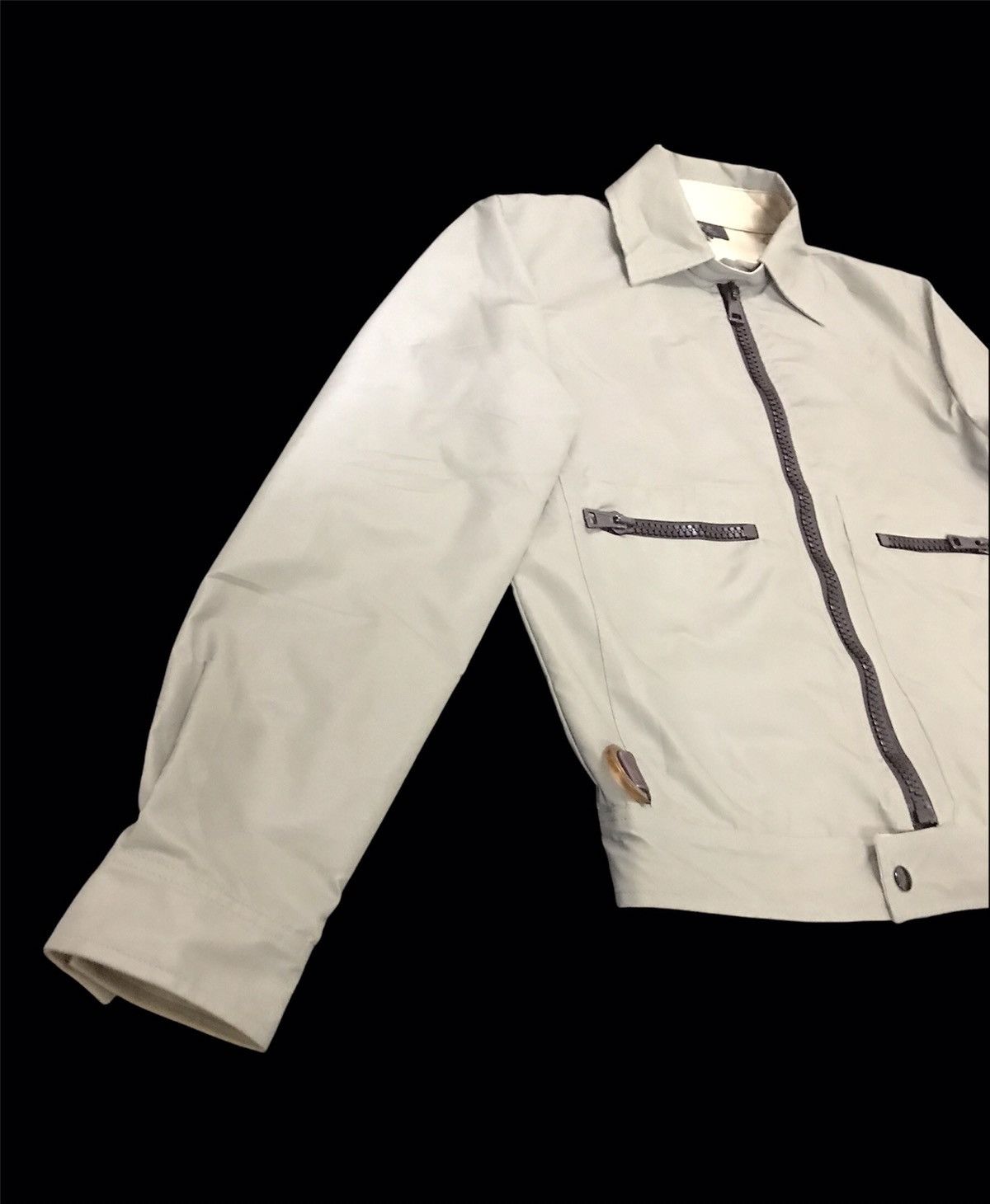 A.P.C. × Designer 2011 Vintage A.P.C Cropped Reflector Work Jacket Size M Size US M / EU 48-50 / 2 - 6 Thumbnail