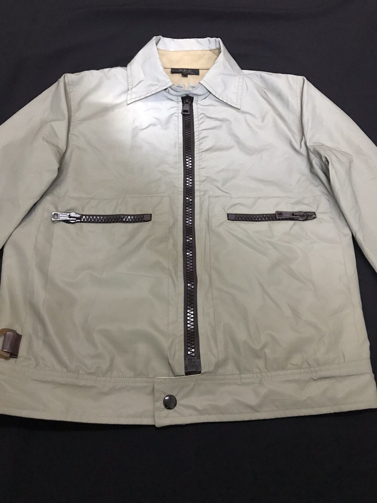 A.P.C. × Designer 2011 Vintage A.P.C Cropped Reflector Work Jacket Size M Size US M / EU 48-50 / 2 - 10 Thumbnail