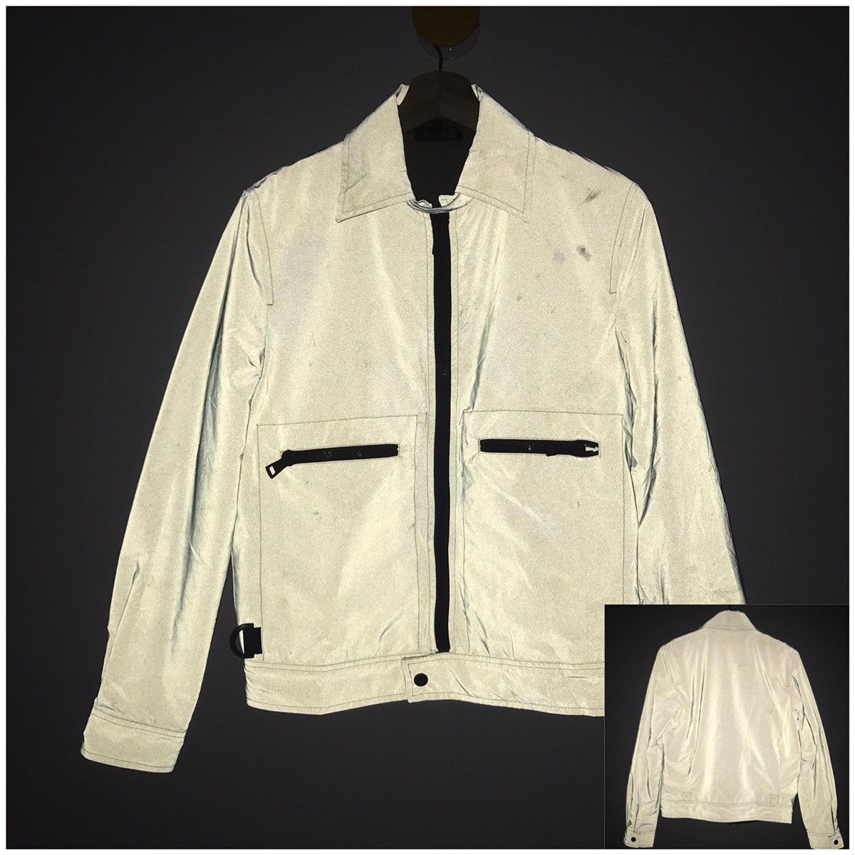 A.P.C. × Designer 2011 Vintage A.P.C Cropped Reflector Work Jacket Size M Size US M / EU 48-50 / 2 - 1 Thumbnail