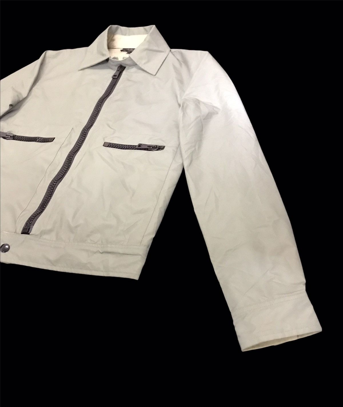 A.P.C. × Designer 2011 Vintage A.P.C Cropped Reflector Work Jacket Size M Size US M / EU 48-50 / 2 - 7 Thumbnail