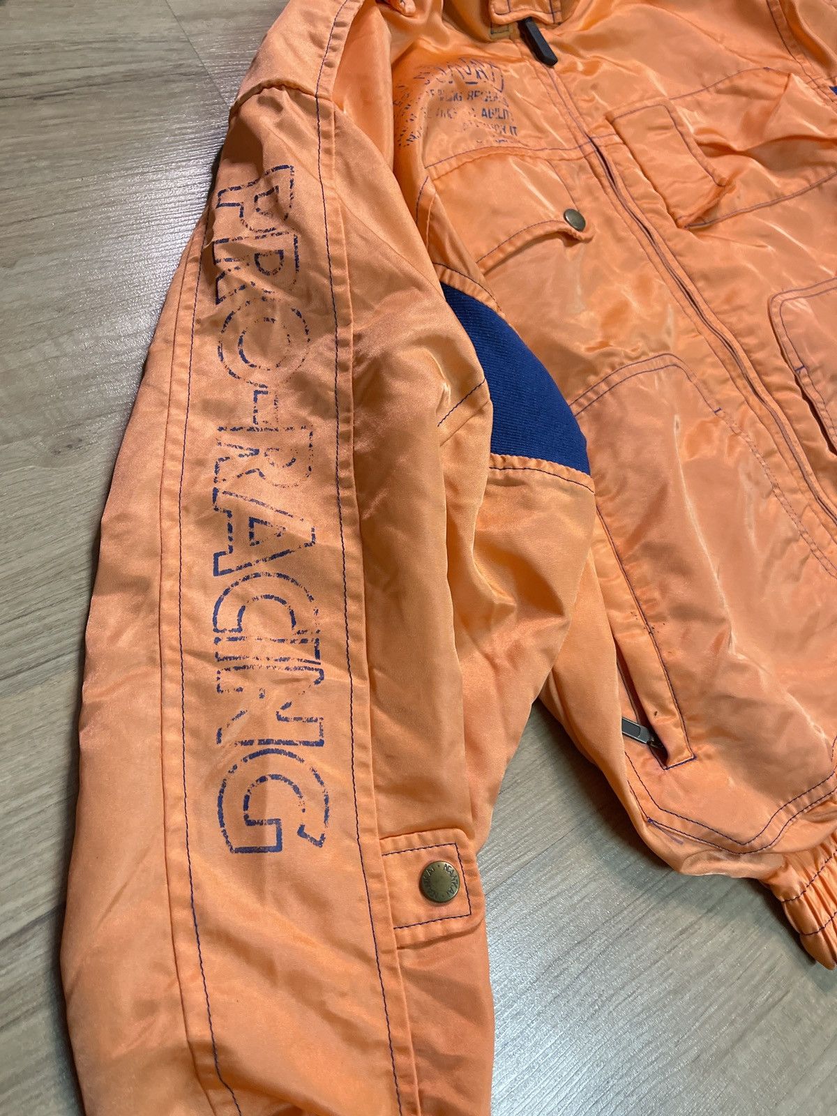Vintage NANKAI riding bomber jacket