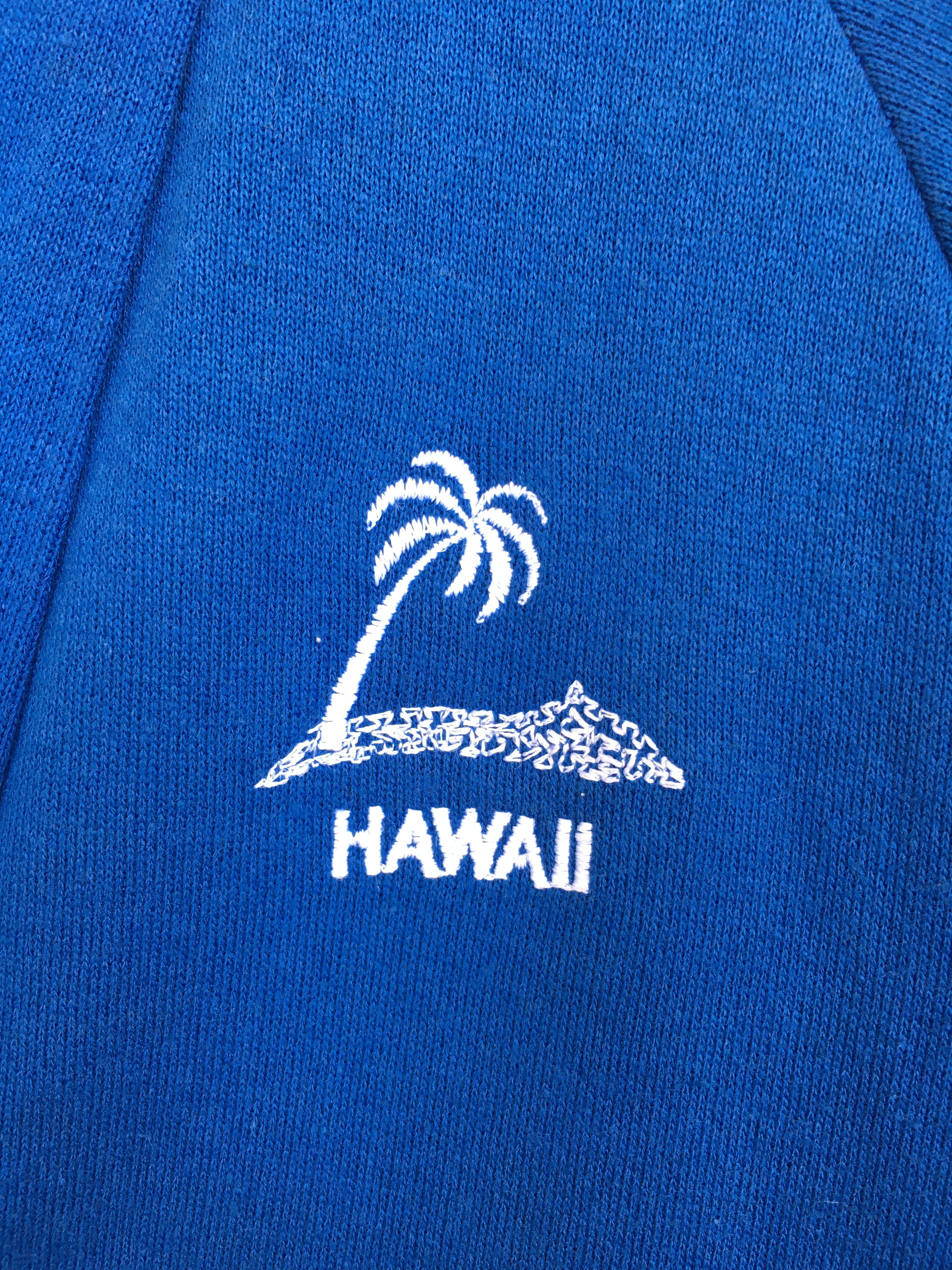 Vintage Vintage 90s Hawaii Two Line Jumper Sweatshirt Size US L / EU 52-54 / 3 - 6 Thumbnail