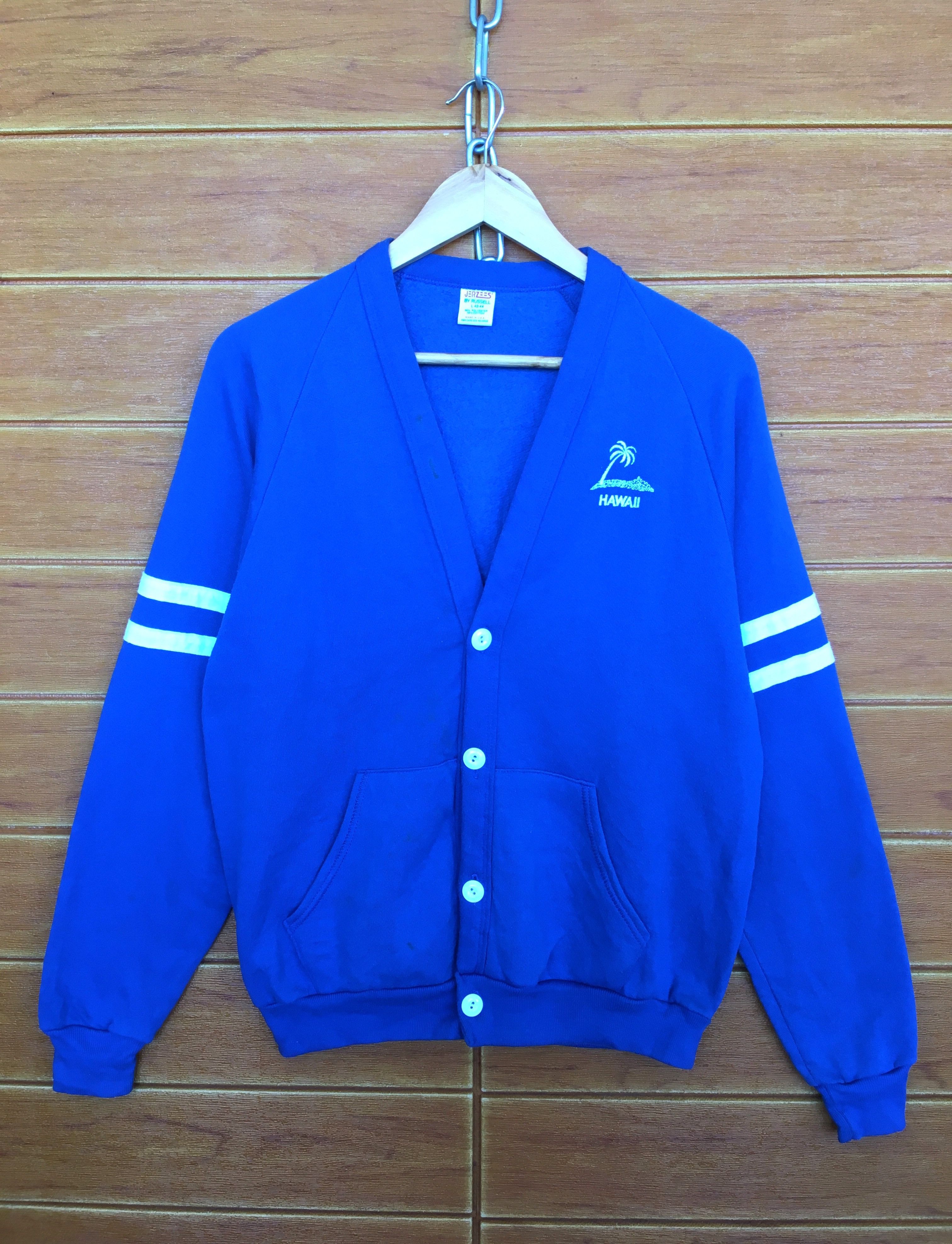 Vintage Vintage 90s Hawaii Two Line Jumper Sweatshirt Size US L / EU 52-54 / 3 - 1 Thumbnail