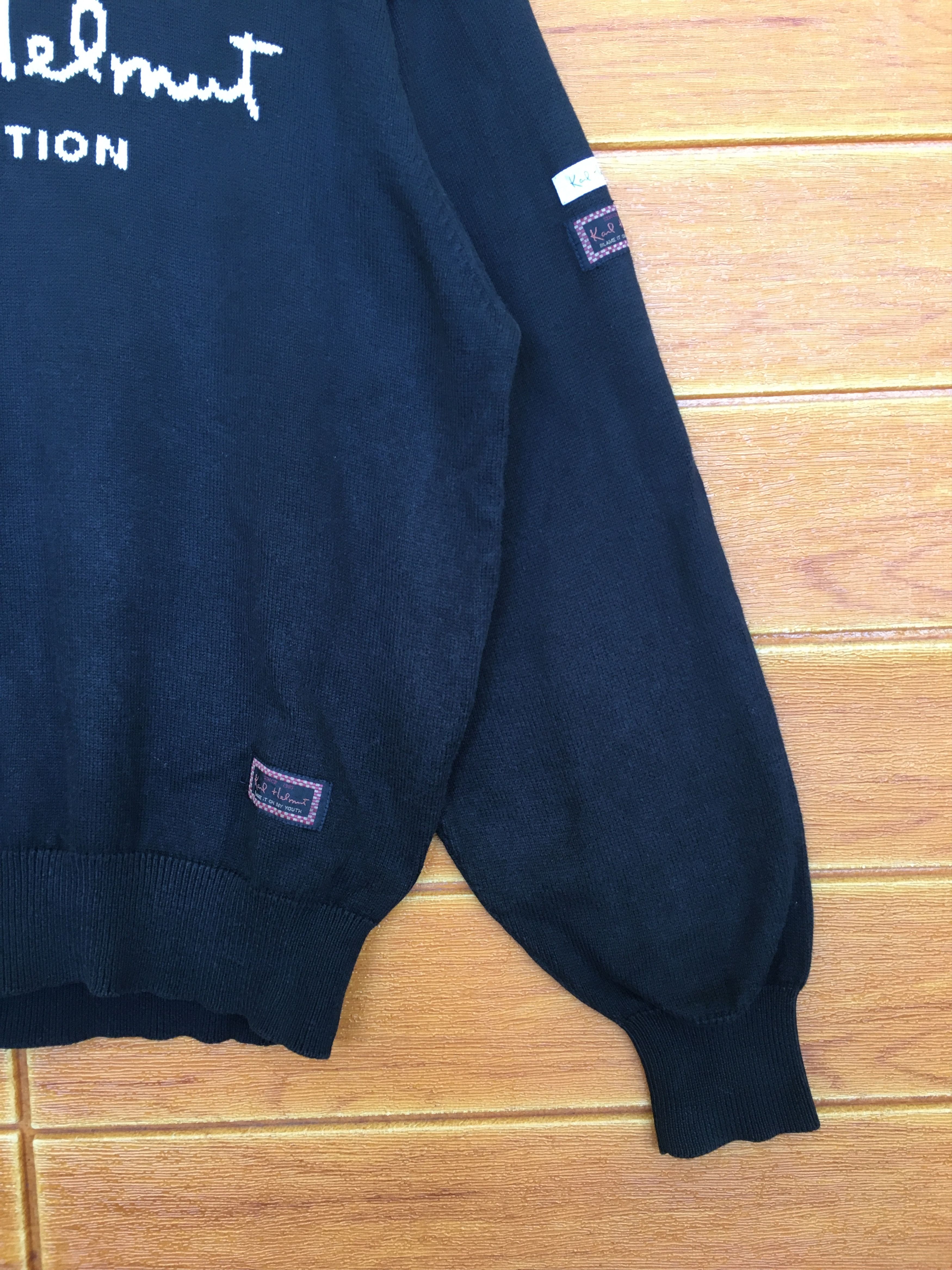 Karl Helmut Vintage 90s KARL HELMUT Collection Spell Out Sweatshirt Size US M / EU 48-50 / 2 - 5 Thumbnail
