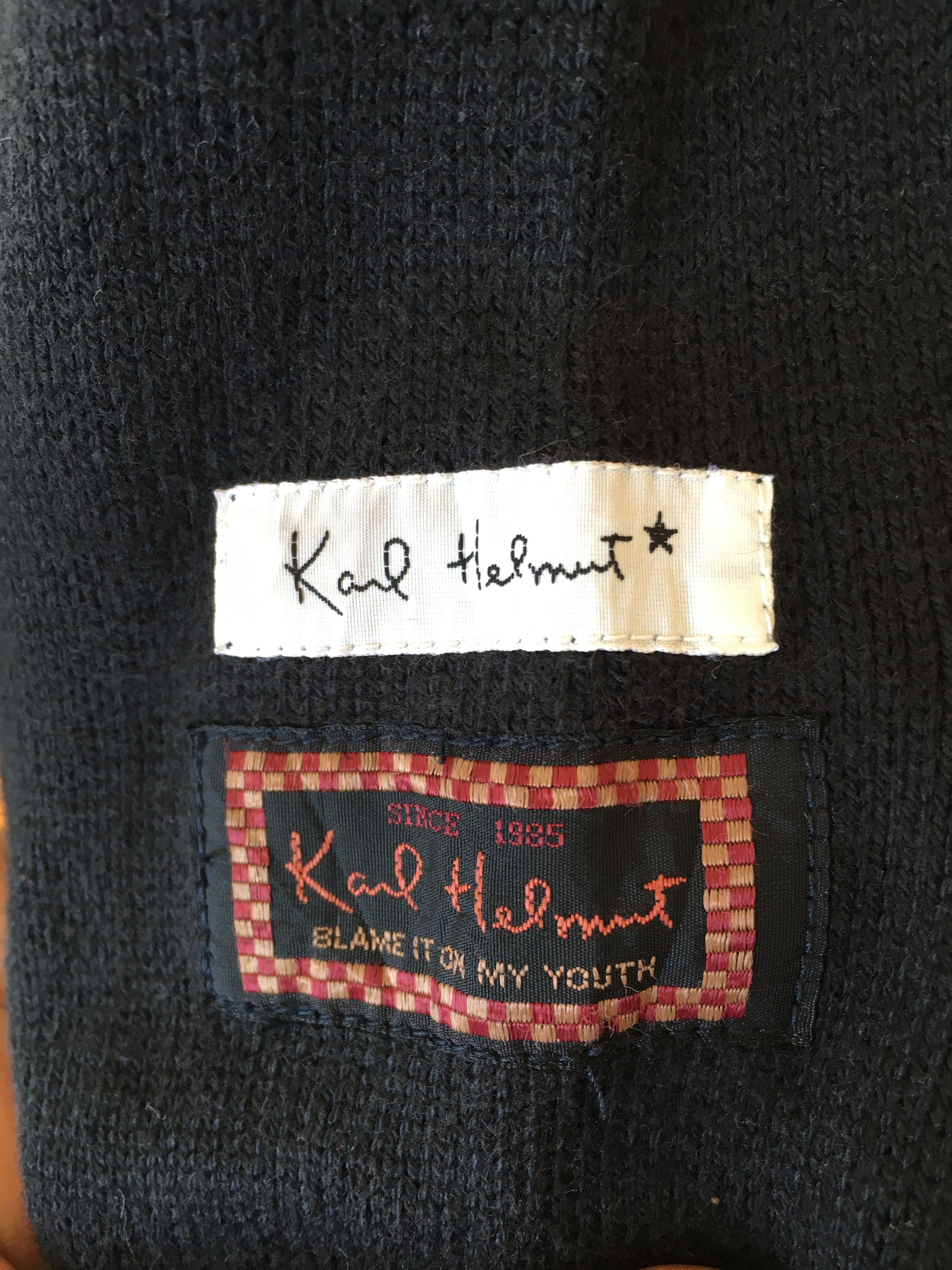 Karl Helmut Vintage 90s KARL HELMUT Collection Spell Out Sweatshirt Size US M / EU 48-50 / 2 - 7 Thumbnail
