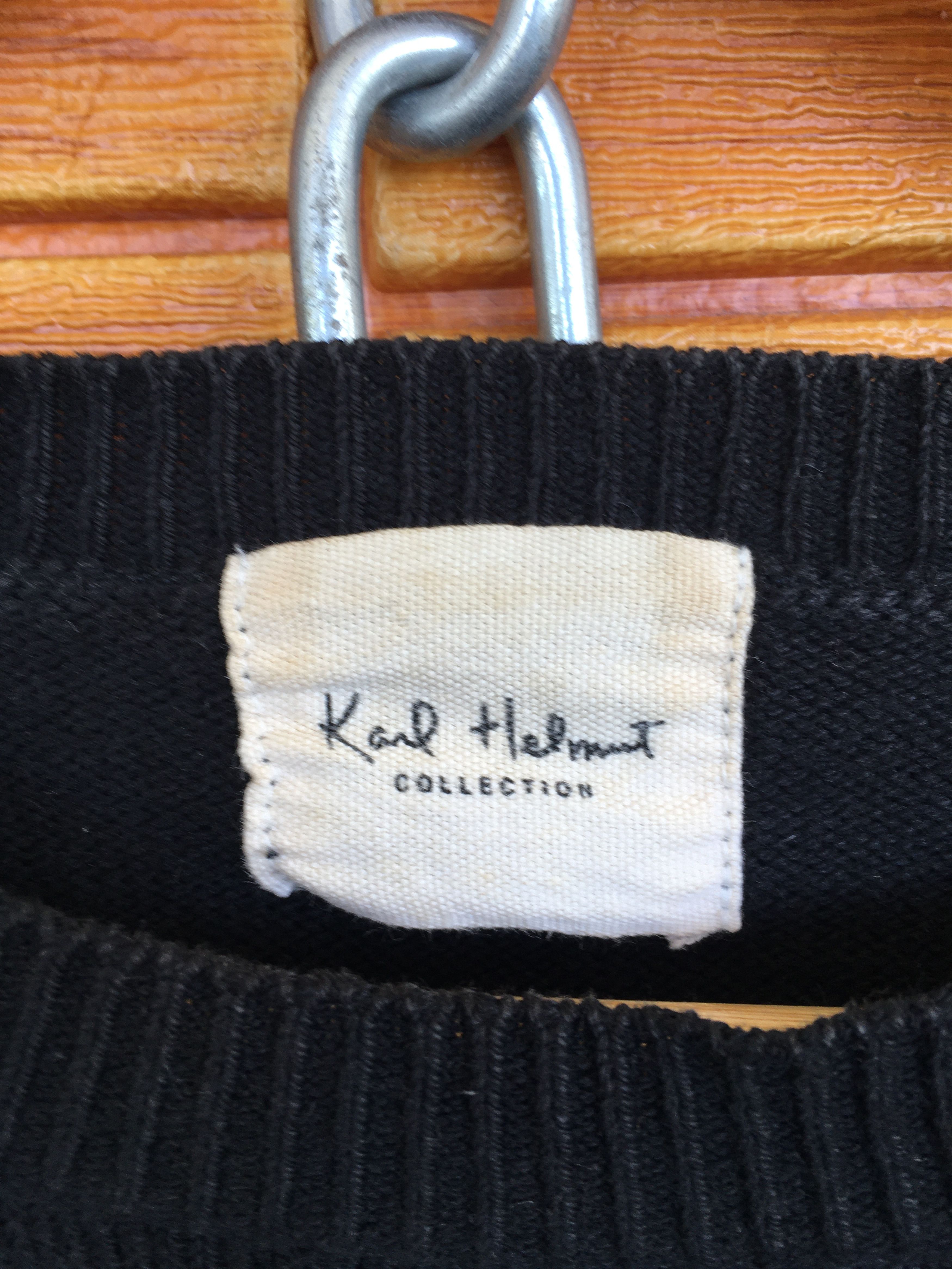 Karl Helmut Vintage 90s KARL HELMUT Collection Spell Out Sweatshirt Size US M / EU 48-50 / 2 - 8 Thumbnail