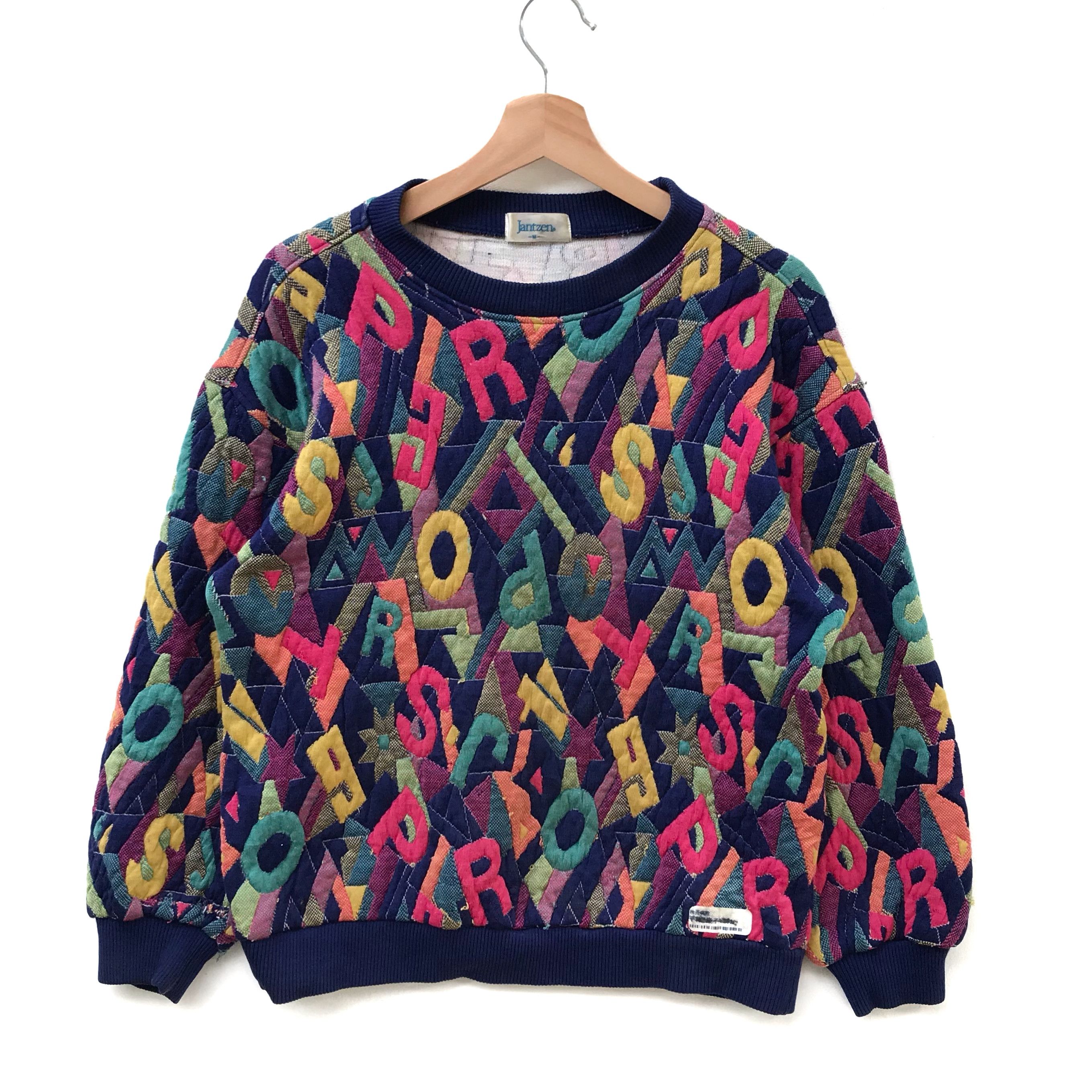 Jantzen Last Drop‼️ Vintage Jantzen Multicolour Sweatshirt Size US S / EU 44-46 / 1 - 1 Thumbnail
