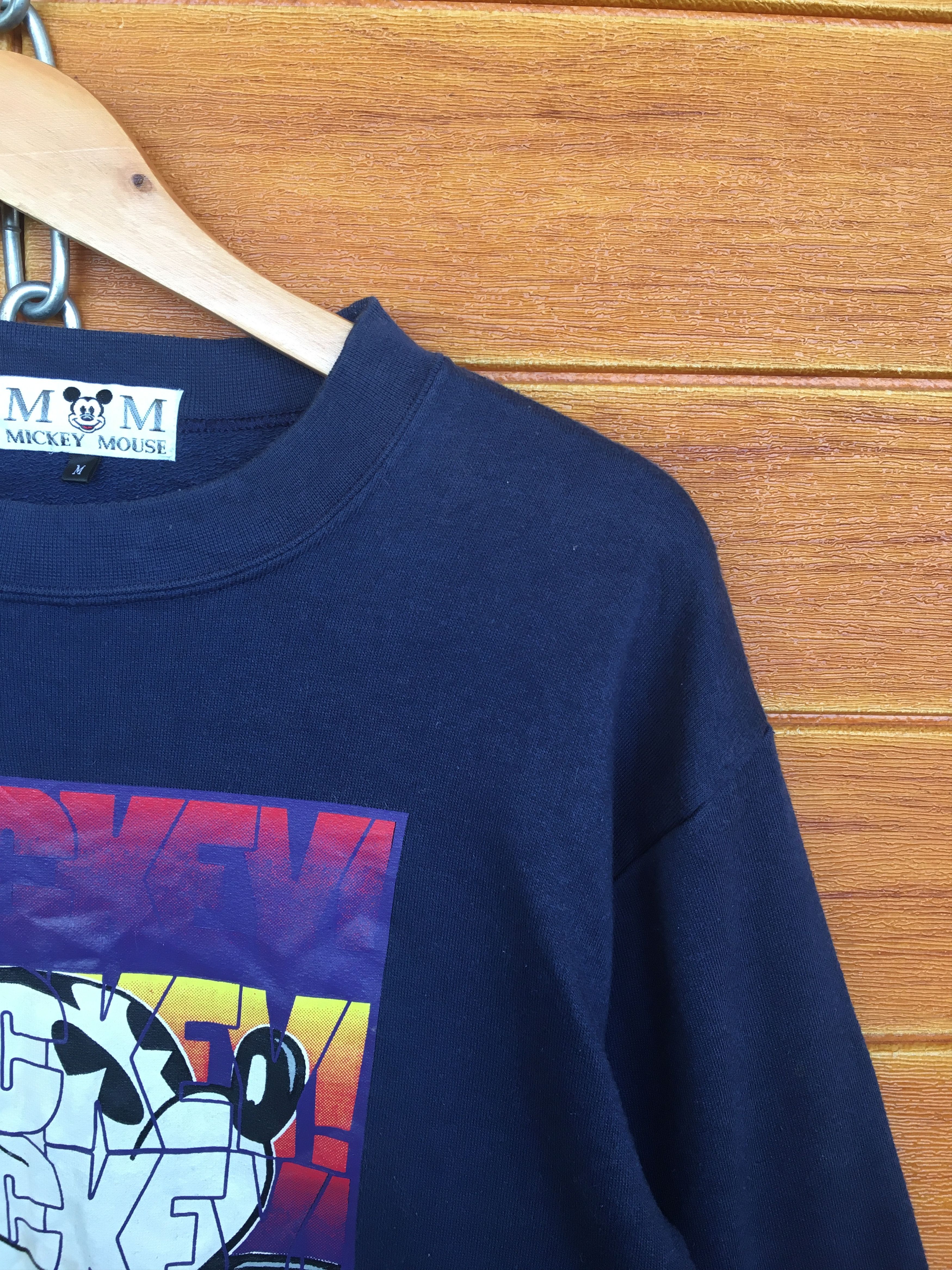 Mickey Mouse Vintage 90s Mickey Mouse Sweatshirt Size US M / EU 48-50 / 2 - 3 Thumbnail
