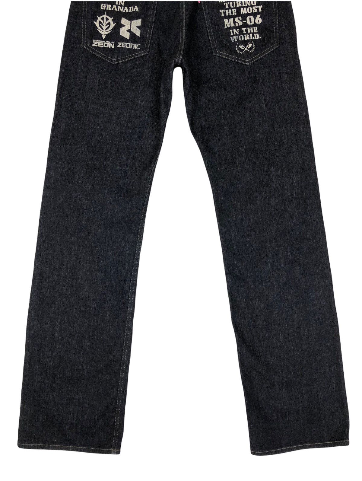 Japanese Brand Japan Brand Gundam Ms-06 Denim Jeans Size US 31 - 8 Thumbnail