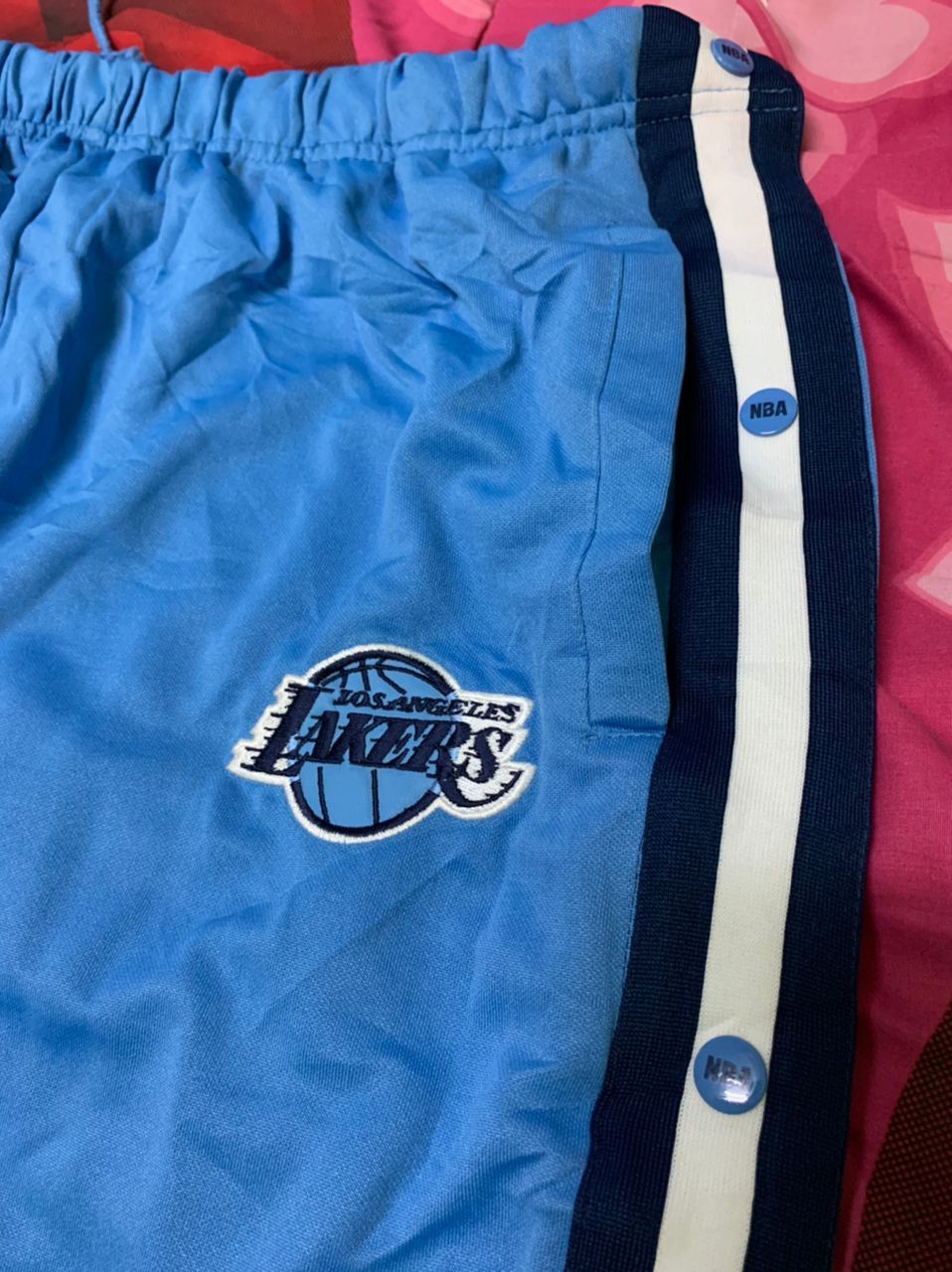 NBA Vintage Lakers NBA Track Pants Oversized Size US 35 - 2 Thumbnail