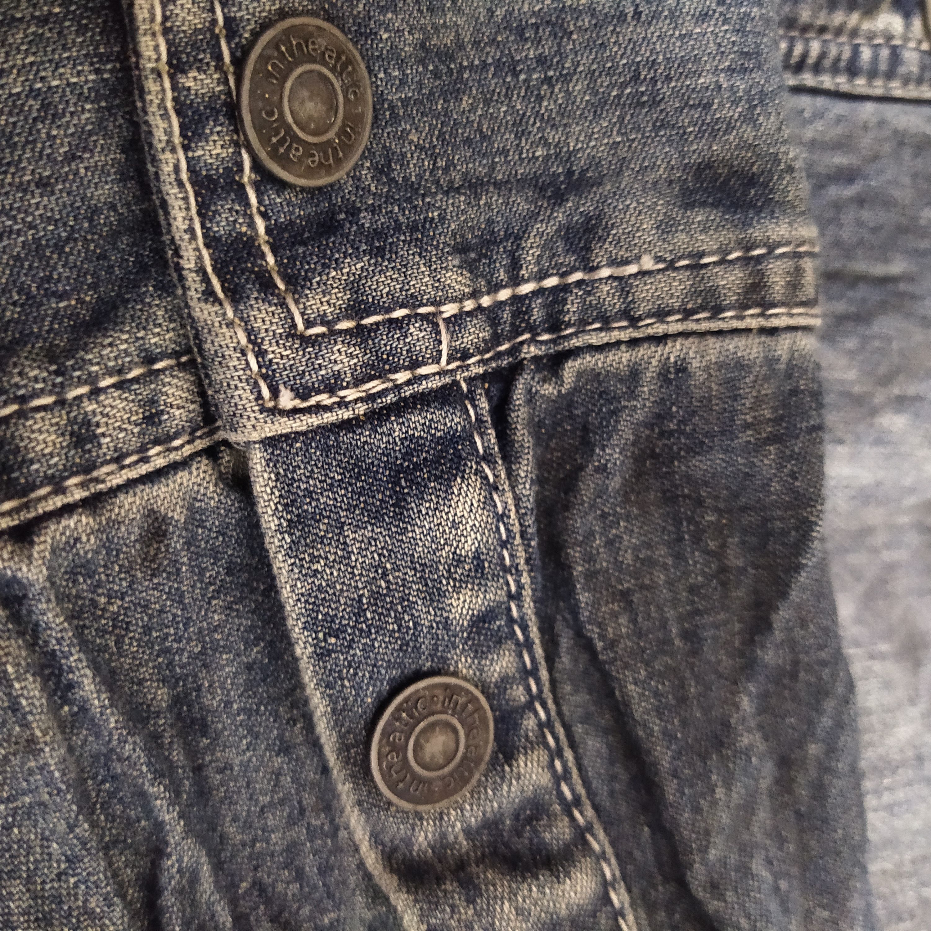 In The Attic × Japanese Brand IN THE ATTIC X AFC DENIM PUNK DENIM SHIRT (D308) Size US M / EU 48-50 / 2 - 7 Thumbnail