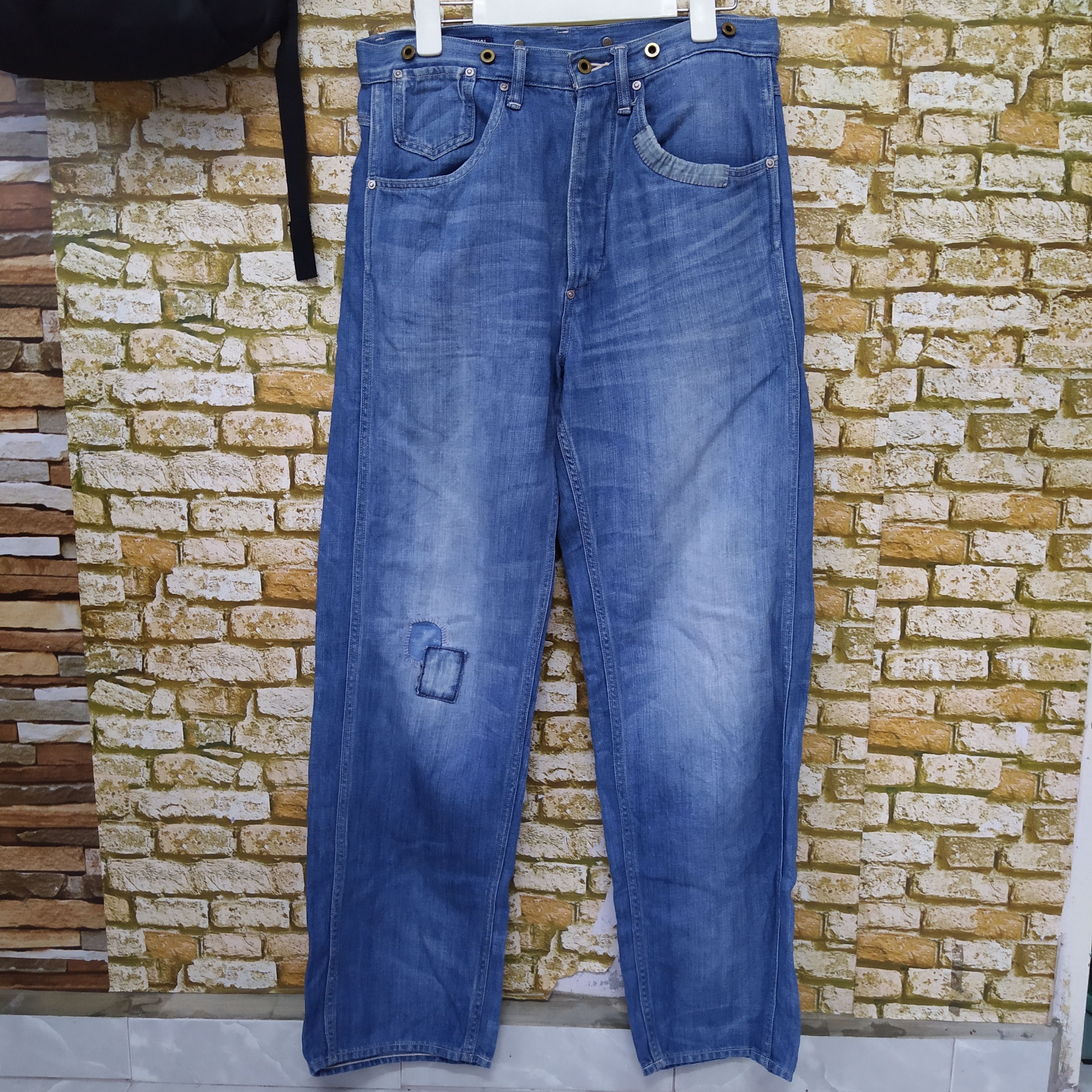Journal Standard JOURNAL STANDARD DENIM SUSPENDER LIKE ORSLOW (D309) W30 Size US 30 / EU 46 - 4 Thumbnail
