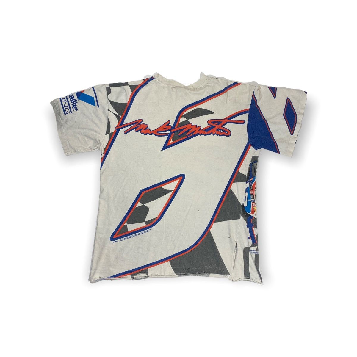 NASCAR × Vintage 90s NASCAR Mark Martin AOP Tee Size US XL / EU 56 / 4 - 2 Thumbnail