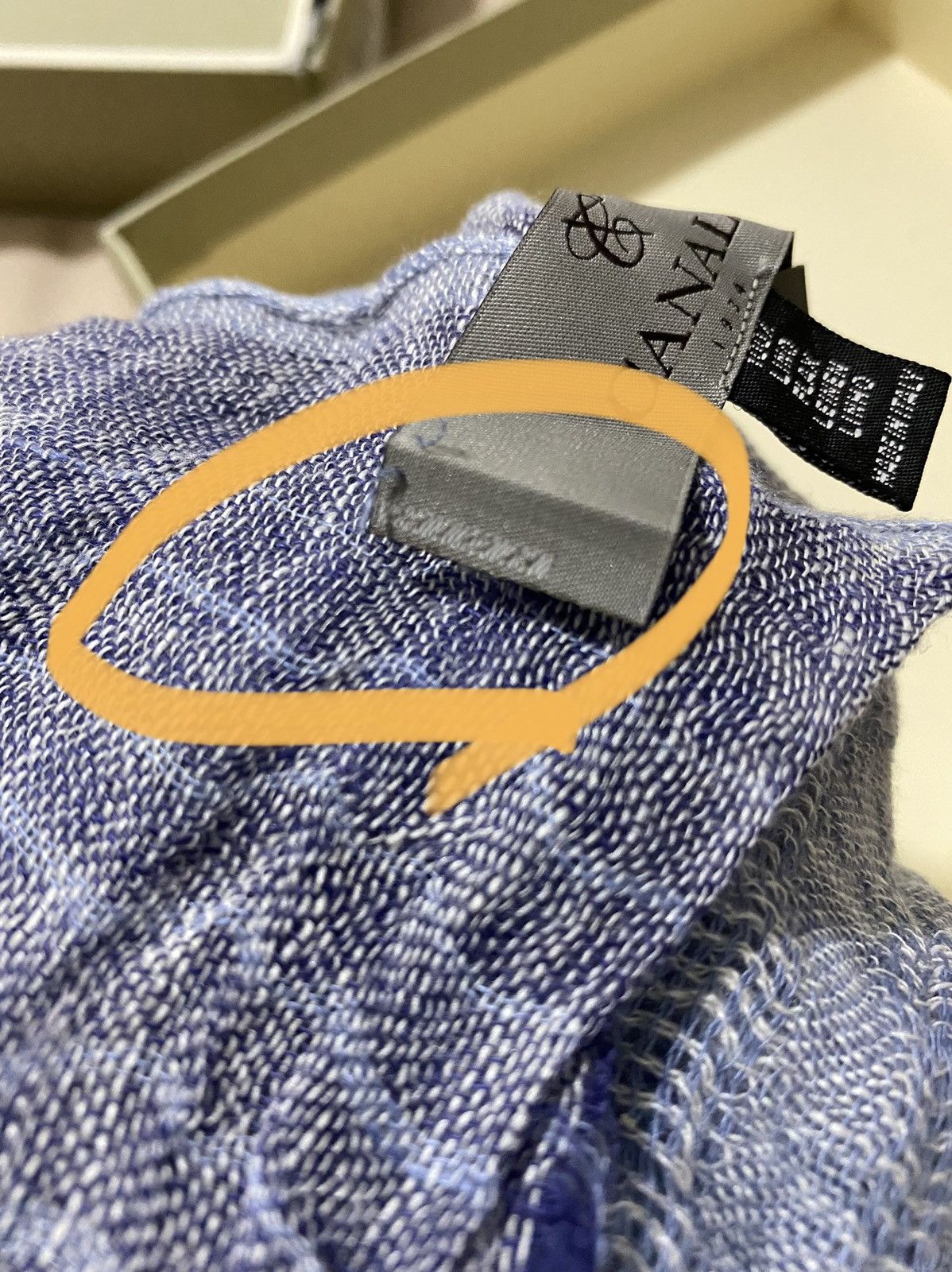Canali Canali Pure linen scarf scarves Size 46 - 7 Thumbnail
