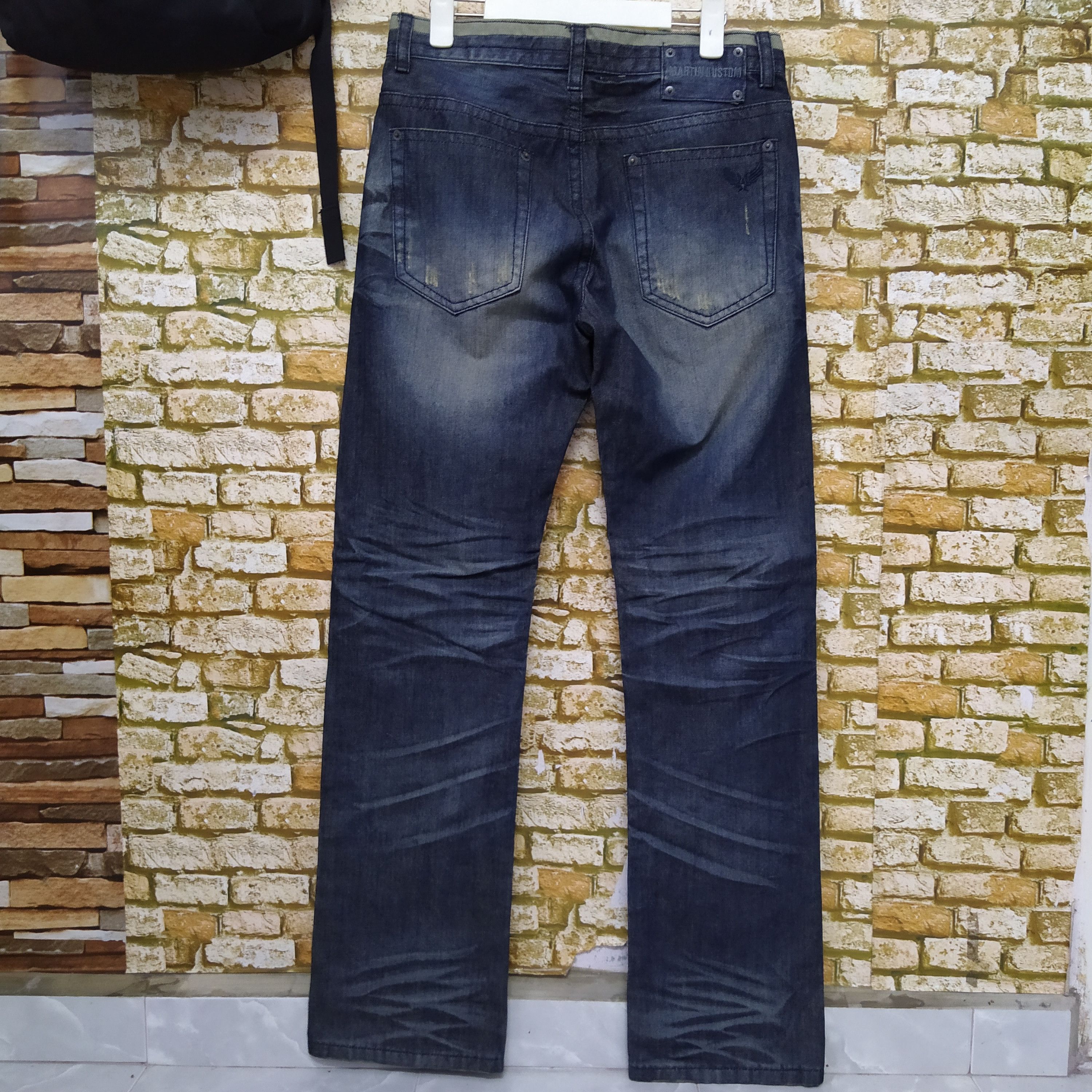 Designer × Japanese Brand MARTIN KUSTOM DENIM DISTRESSED (D313) Size US 31 - 5 Thumbnail
