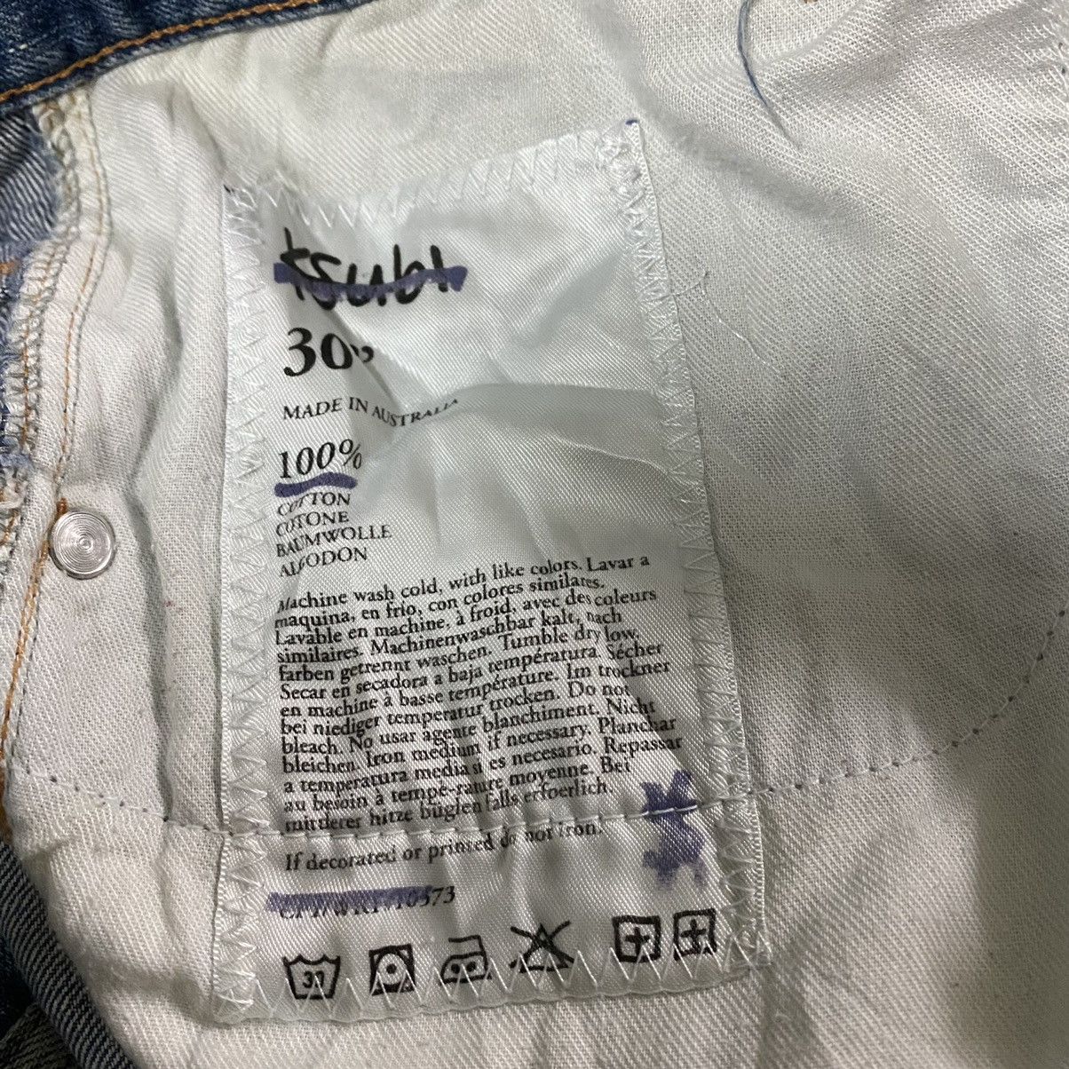 Ksubi Ksubi Ripped Distressed Denim Skinny Jeans Size US 31 - 15 Thumbnail