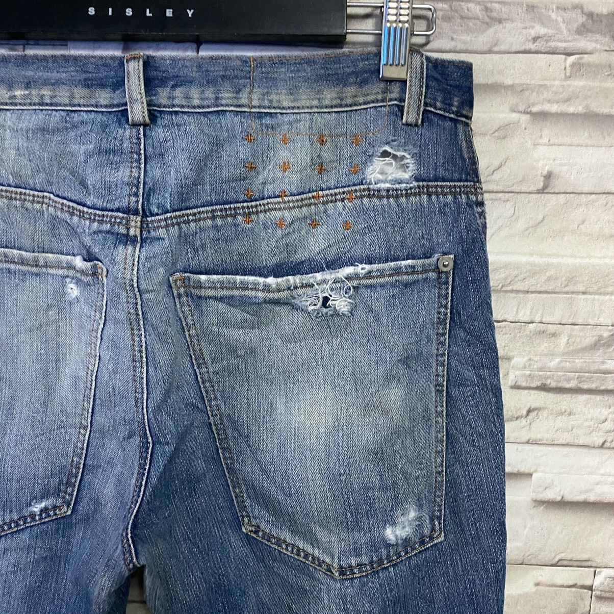 Ksubi Ksubi Ripped Distressed Denim Skinny Jeans Size US 31 - 12 Thumbnail