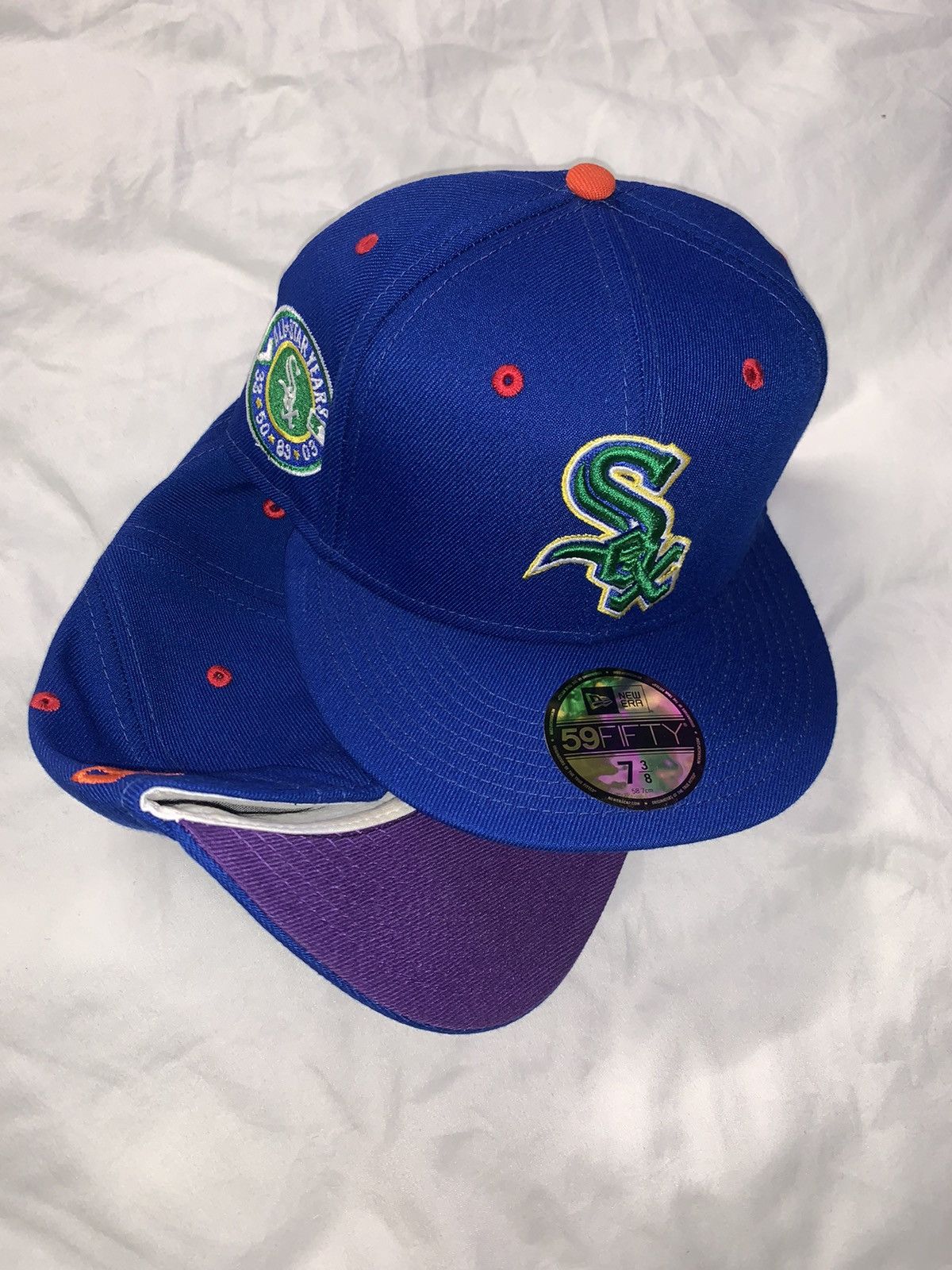 Royal Blue White Sox Hat Blue Brim Exclusive Chicago White Sox