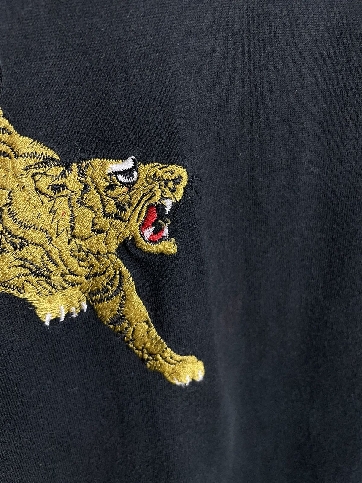 Japanese Brand Japanese Ranka Sukajan Tiger Fuji Embroidery Tee Size US L / EU 52-54 / 3 - 9 Thumbnail