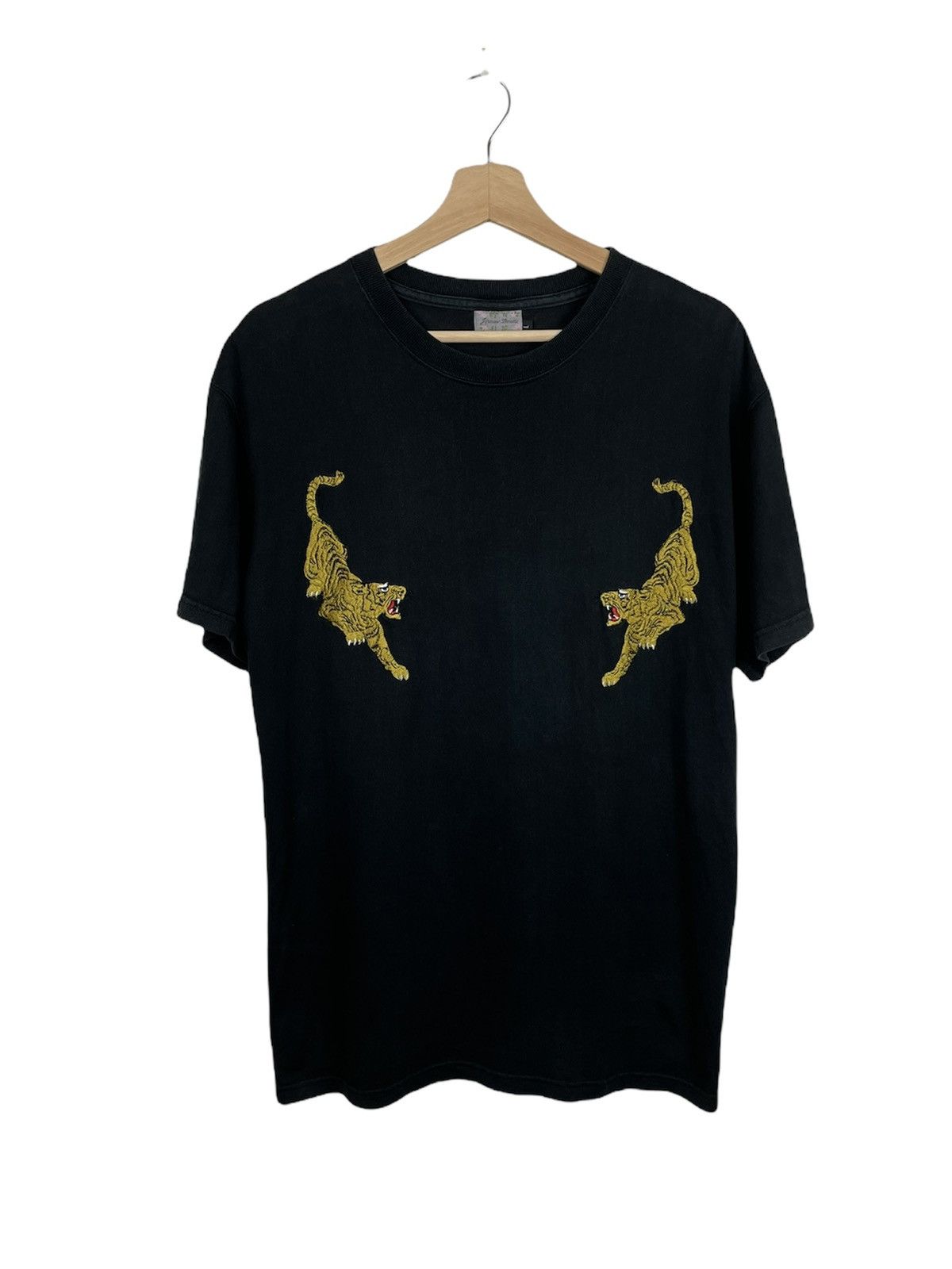 Japanese Brand Japanese Ranka Sukajan Tiger Fuji Embroidery Tee Size US L / EU 52-54 / 3 - 2 Thumbnail