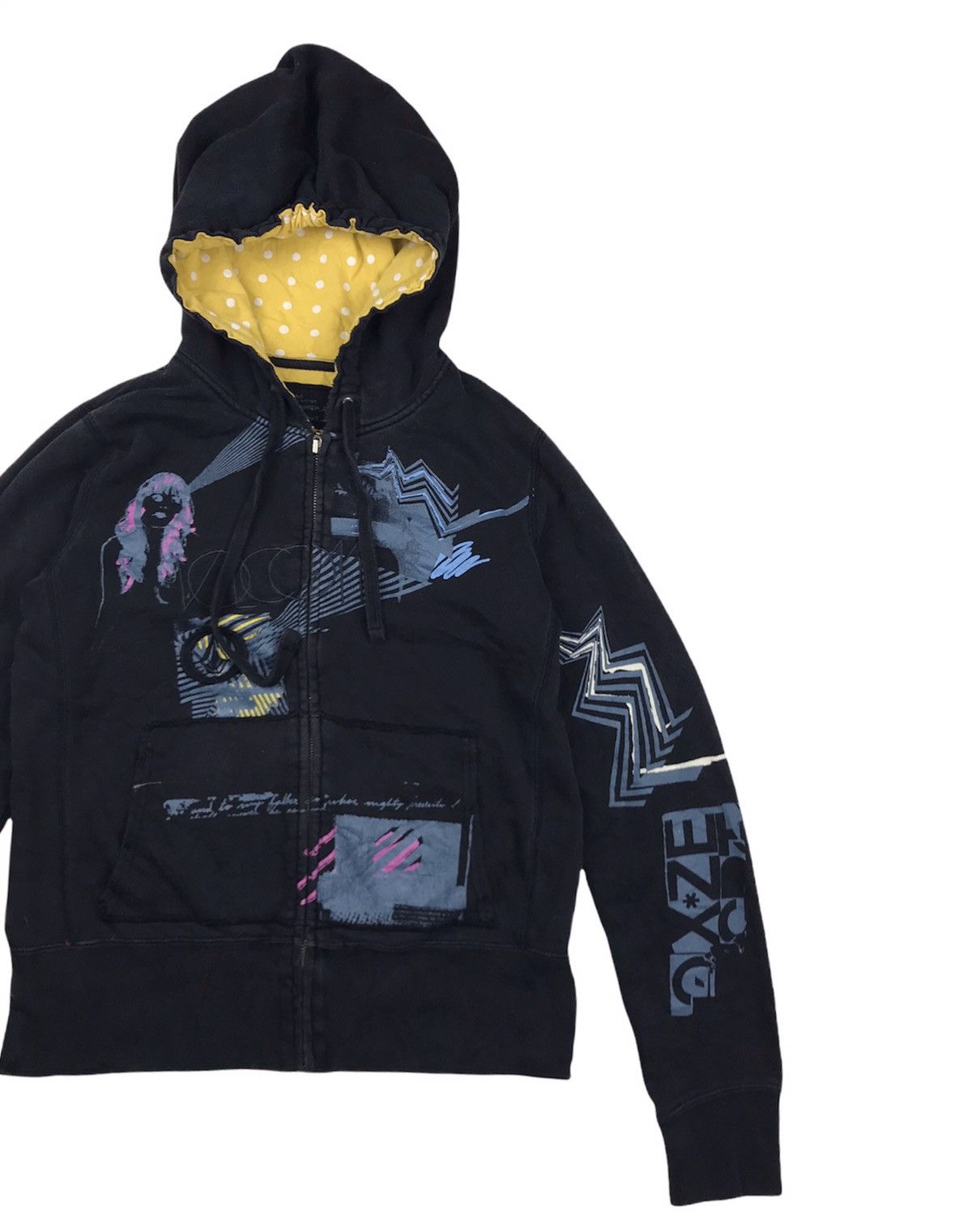 Volcom Distressed Design Volcom Featuring Mike Zepeda Zip Up Hoodie Size US M / EU 48-50 / 2 - 2 Thumbnail