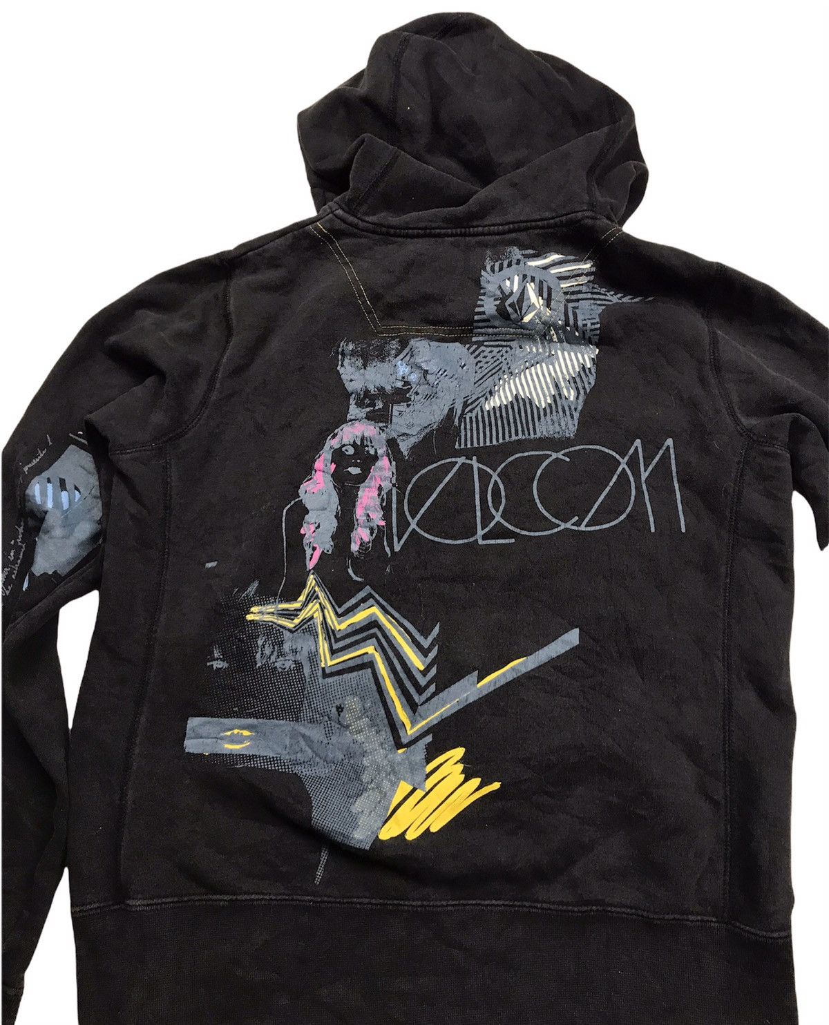 Volcom Distressed Design Volcom Featuring Mike Zepeda Zip Up Hoodie Size US M / EU 48-50 / 2 - 7 Thumbnail