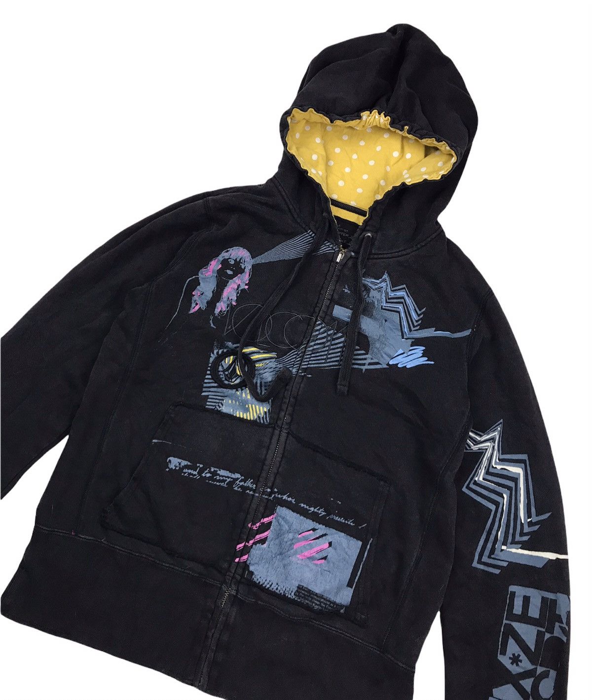 Volcom Distressed Design Volcom Featuring Mike Zepeda Zip Up Hoodie Size US M / EU 48-50 / 2 - 4 Thumbnail