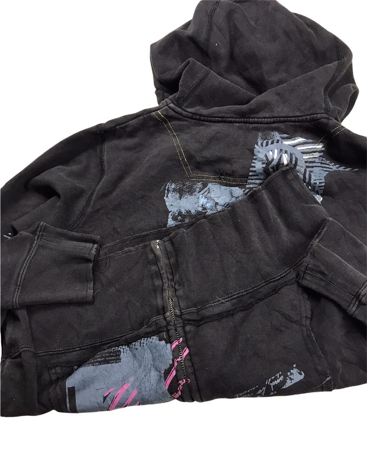Volcom Distressed Design Volcom Featuring Mike Zepeda Zip Up Hoodie Size US M / EU 48-50 / 2 - 8 Thumbnail