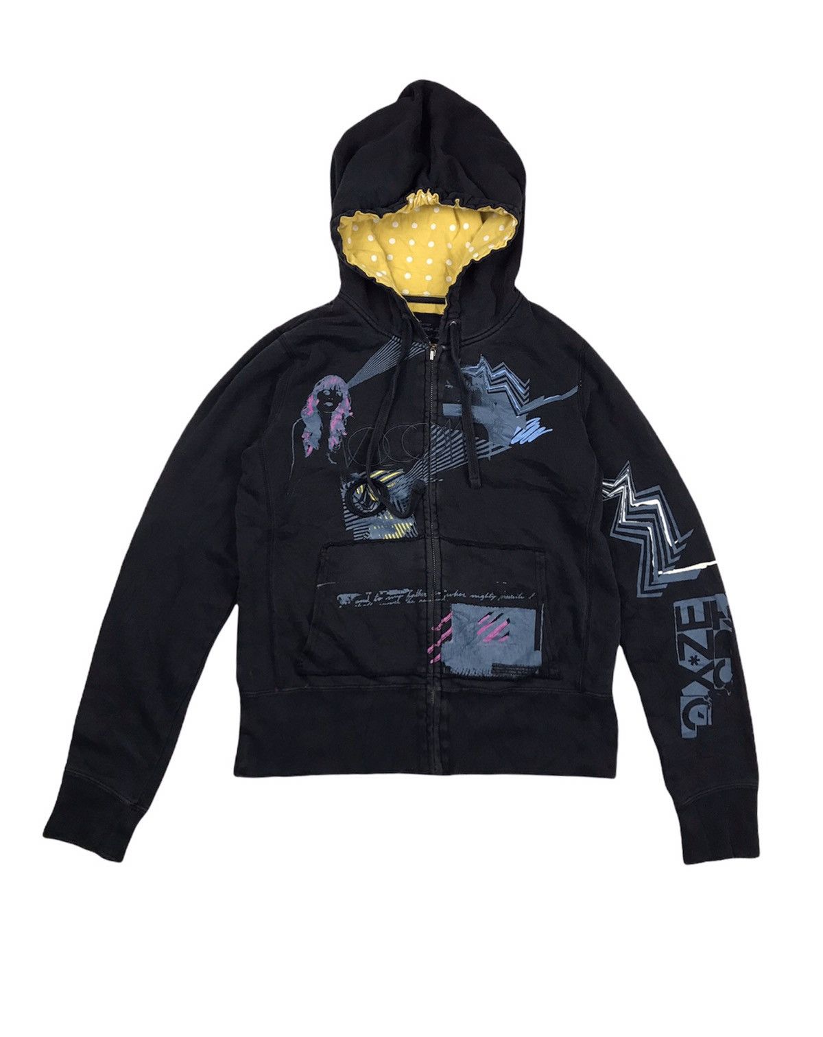 Distressed Design Volcom Featuring Mike Zepeda Zip Up Hoodie