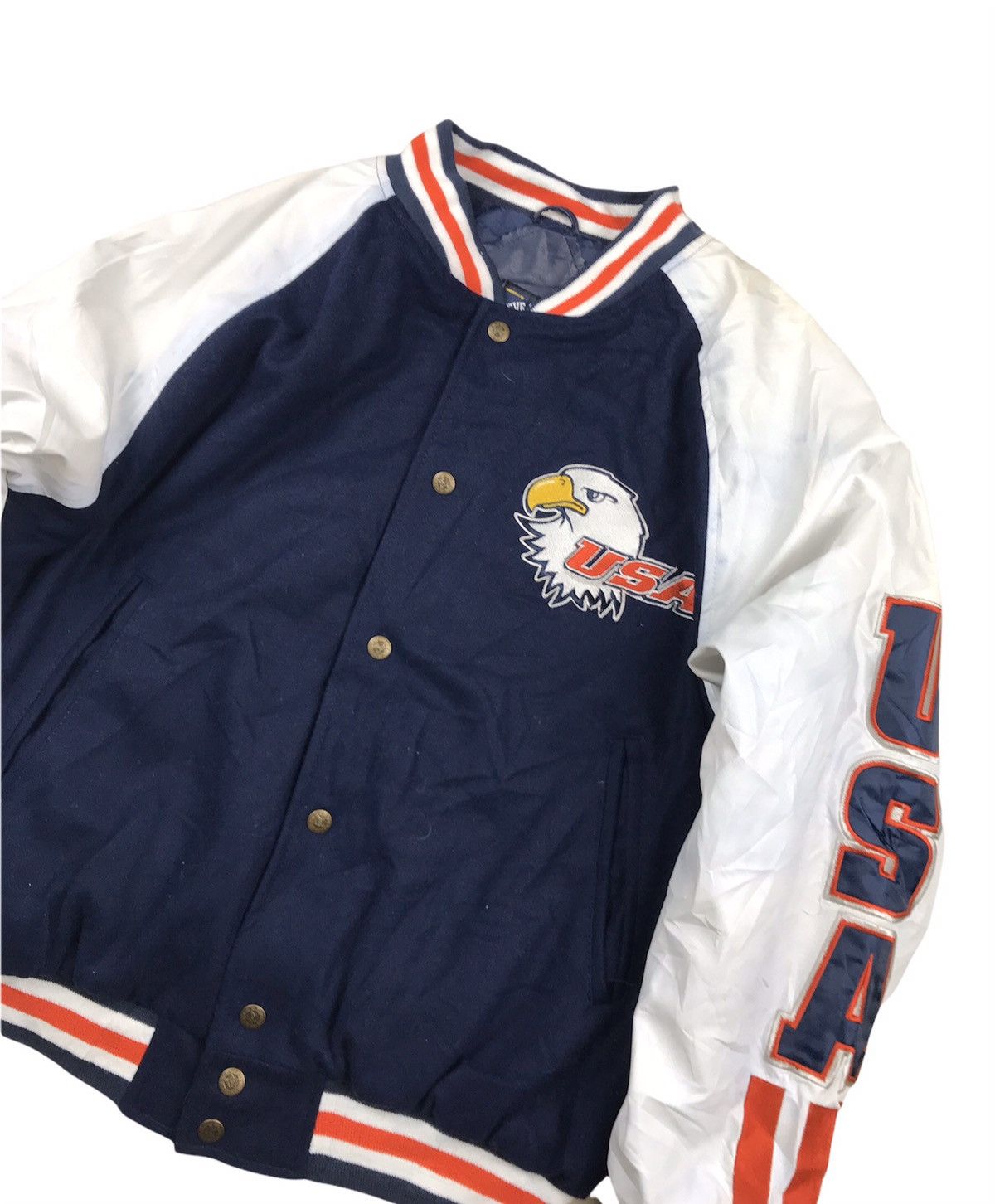 Steve And Barrys Steve And Barry’s Back Hit Usa Eagle Varsity Jacket Size US M / EU 48-50 / 2 - 3 Thumbnail