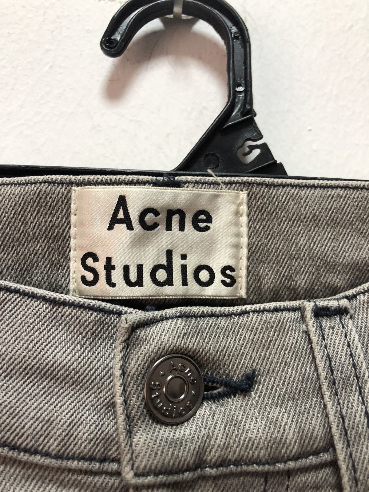 Acne Studios ACNE STUDIO Denim Pants Grey Ace Slate Italy Made Size US 29 - 2 Thumbnail
