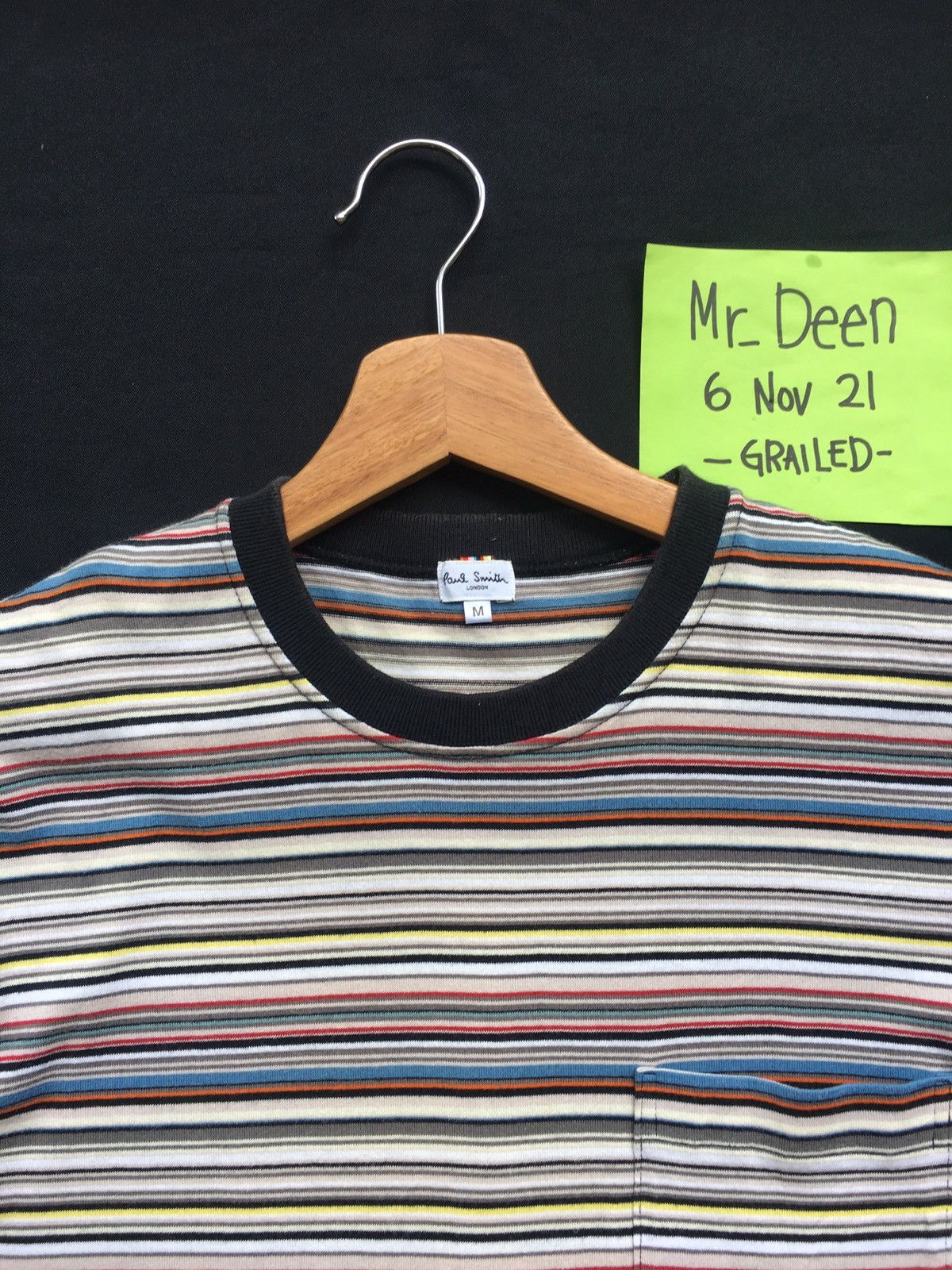 Paul Smith Rare Paul Smith Multicolor Stripes Tshirt Nice Design Size US S / EU 44-46 / 1 - 4 Thumbnail