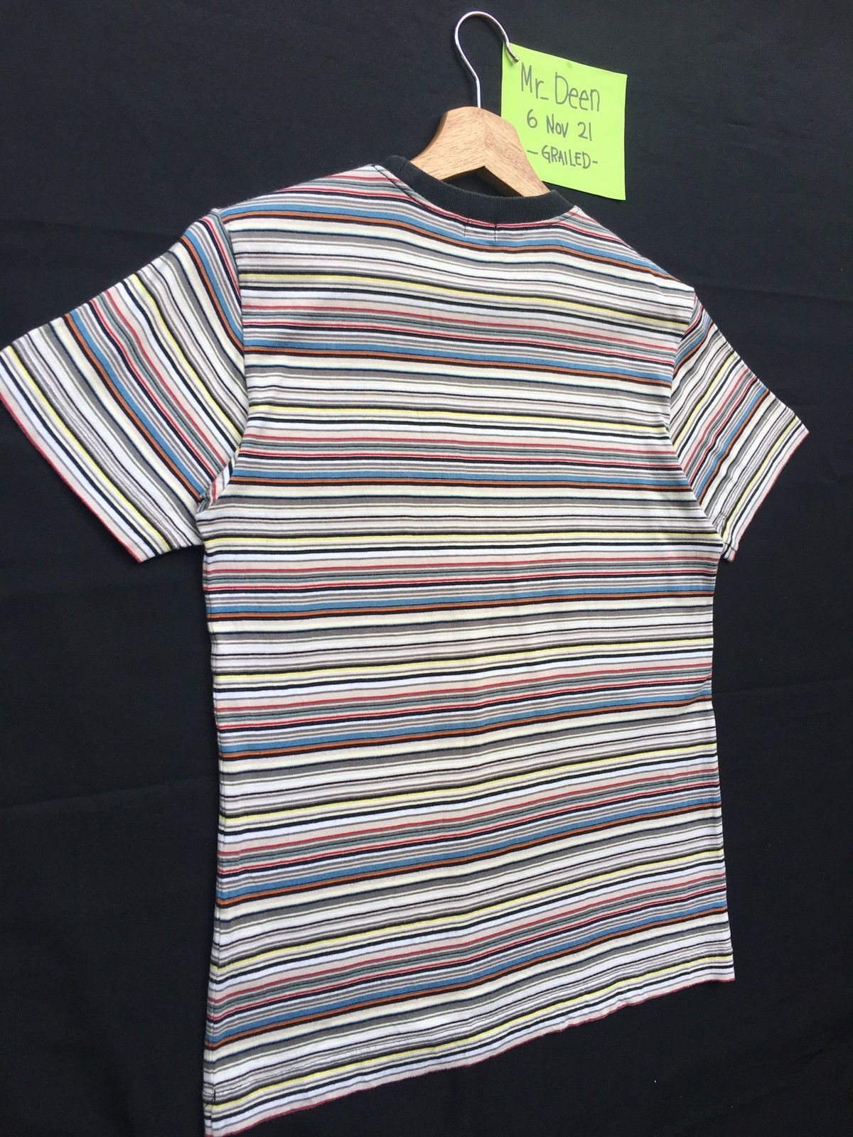 Paul Smith Rare Paul Smith Multicolor Stripes Tshirt Nice Design Size US S / EU 44-46 / 1 - 7 Thumbnail