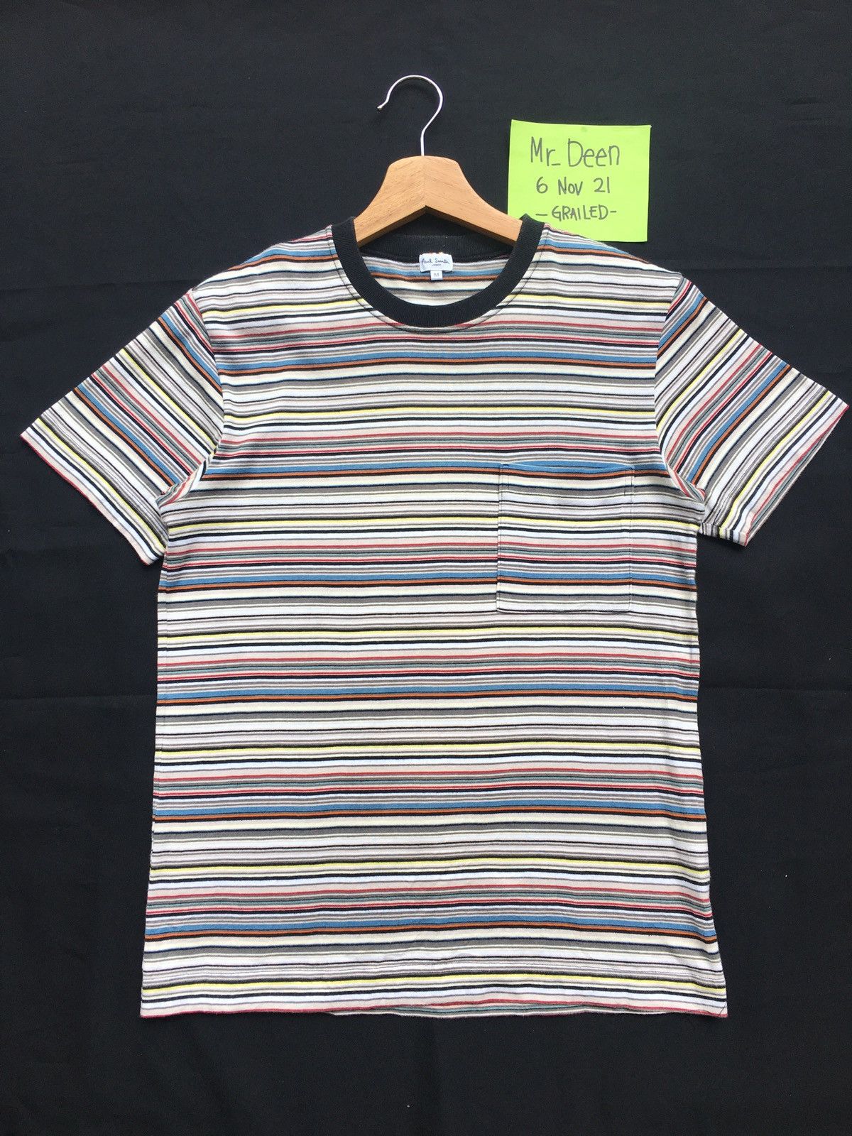 Paul Smith Rare Paul Smith Multicolor Stripes Tshirt Nice Design Size US S / EU 44-46 / 1 - 1 Thumbnail
