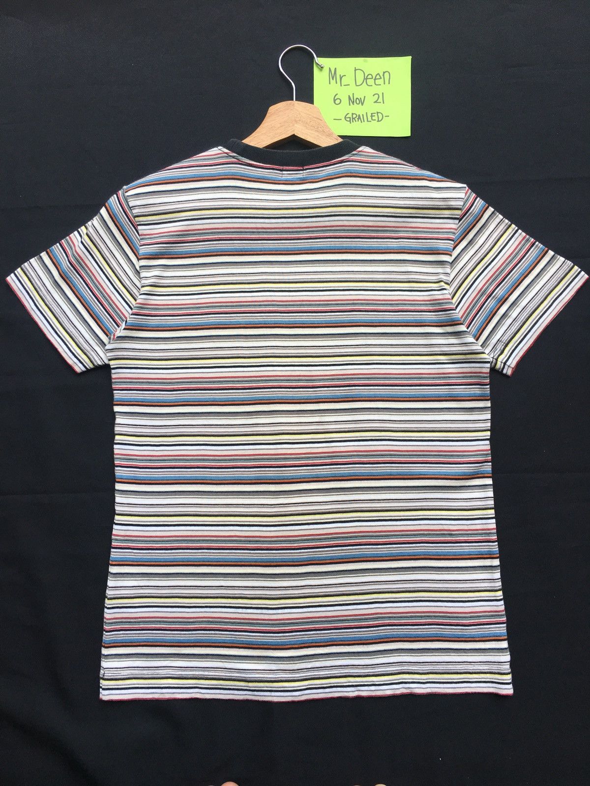 Paul Smith Rare Paul Smith Multicolor Stripes Tshirt Nice Design Size US S / EU 44-46 / 1 - 6 Thumbnail