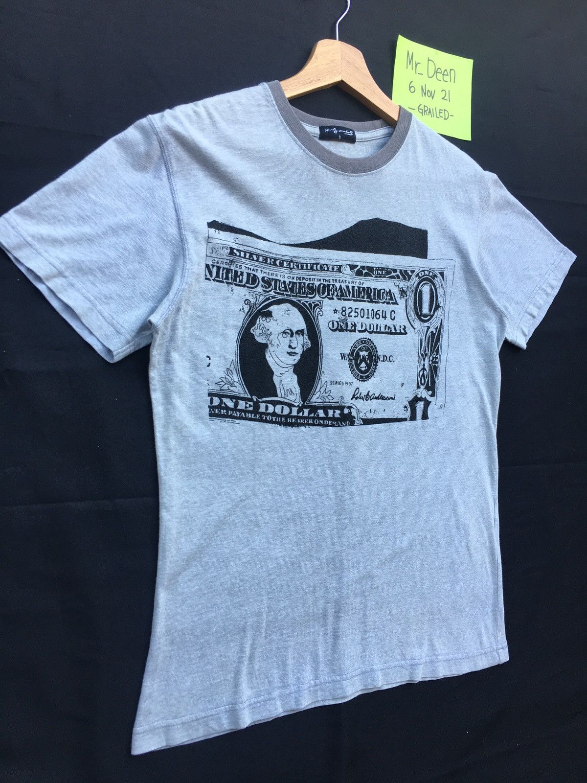 Andy Warhol Rare Vintage Andy Warhol US Dollar Print Tshirt Size US S / EU 44-46 / 1 - 3 Thumbnail