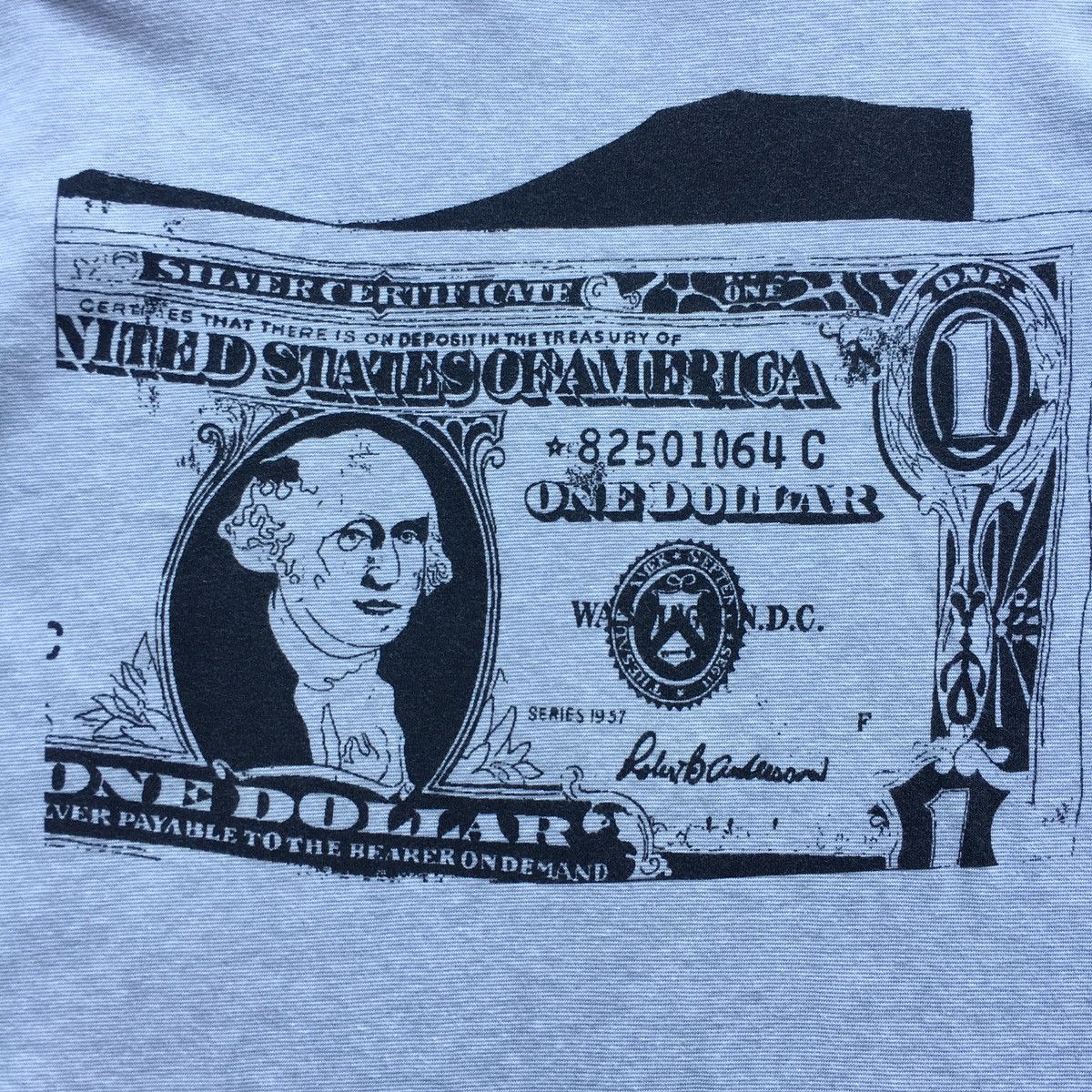 Andy Warhol Rare Vintage Andy Warhol US Dollar Print Tshirt Size US S / EU 44-46 / 1 - 5 Thumbnail